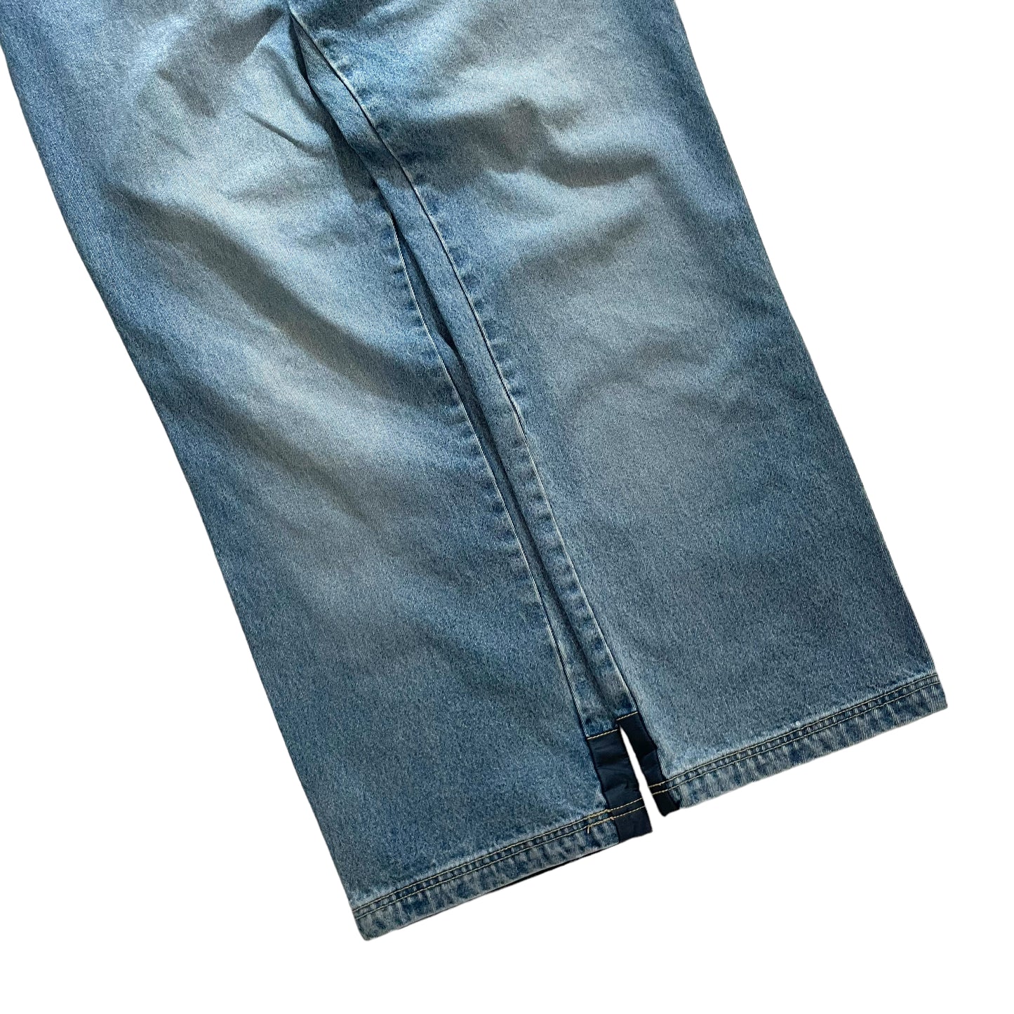 ROCAWEAR EMBROIDERED LOGO DENIM PAINTER PANTS