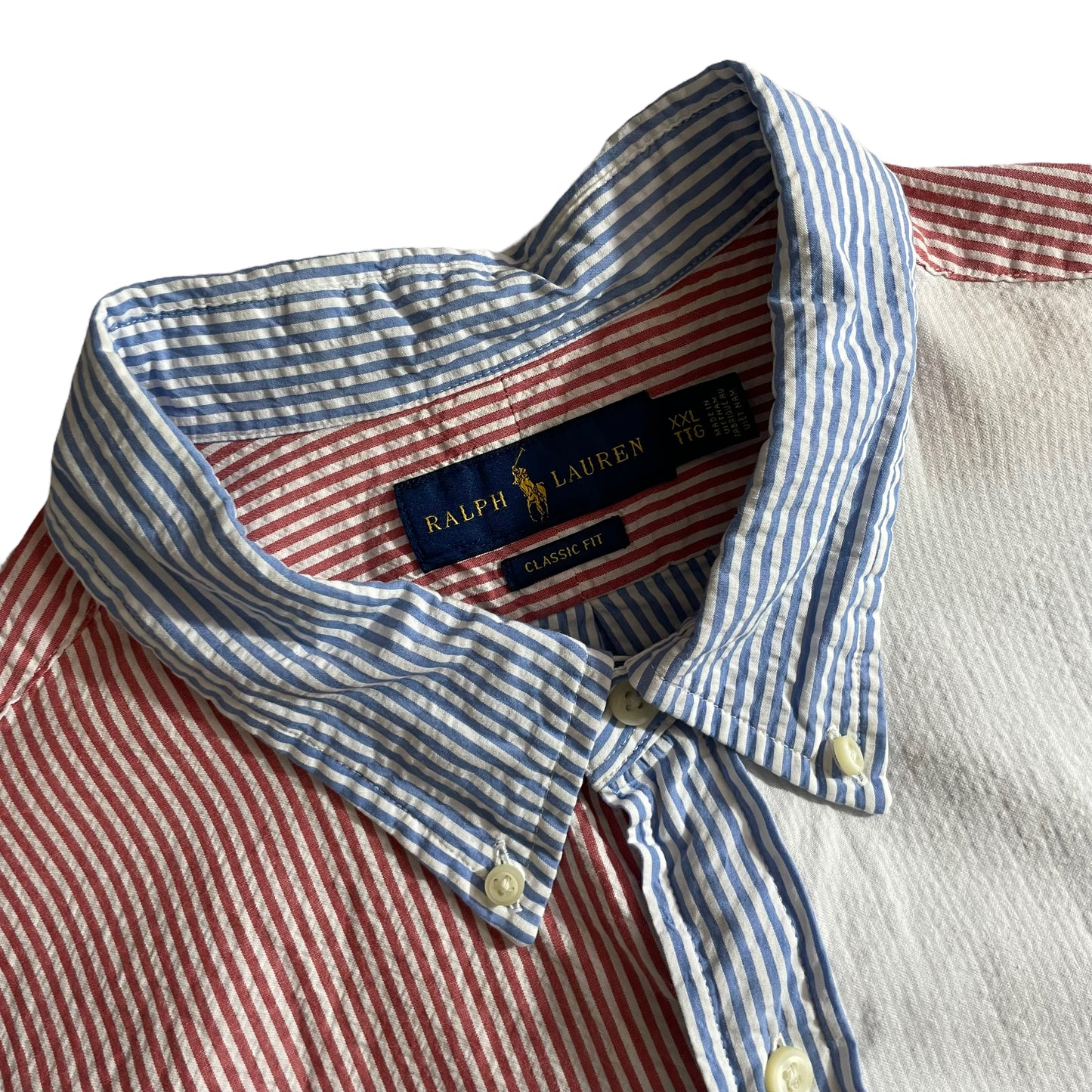 Ralph Lauren Classic Fit Button Down Multi Stripe S/SL Shirt