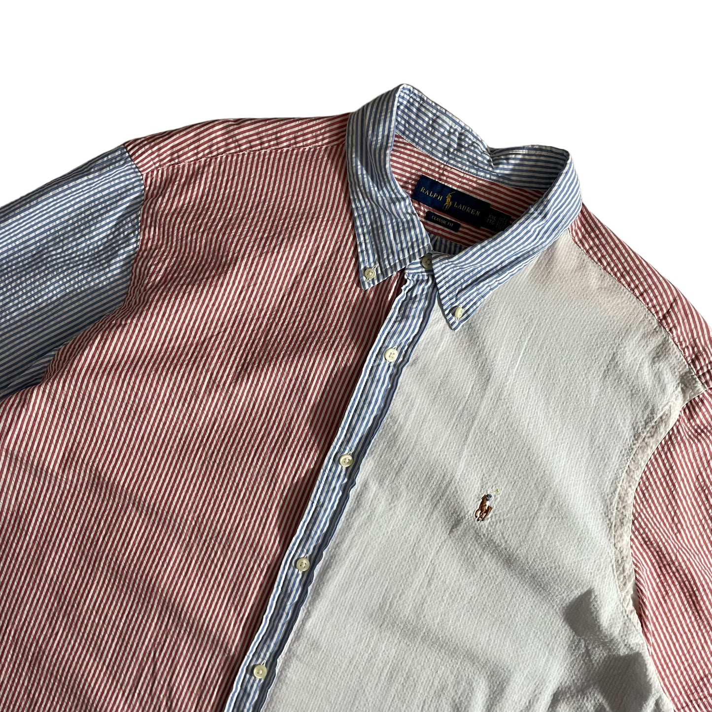 Ralph Lauren Classic Fit Button Down Multi Stripe S/SL Shirt