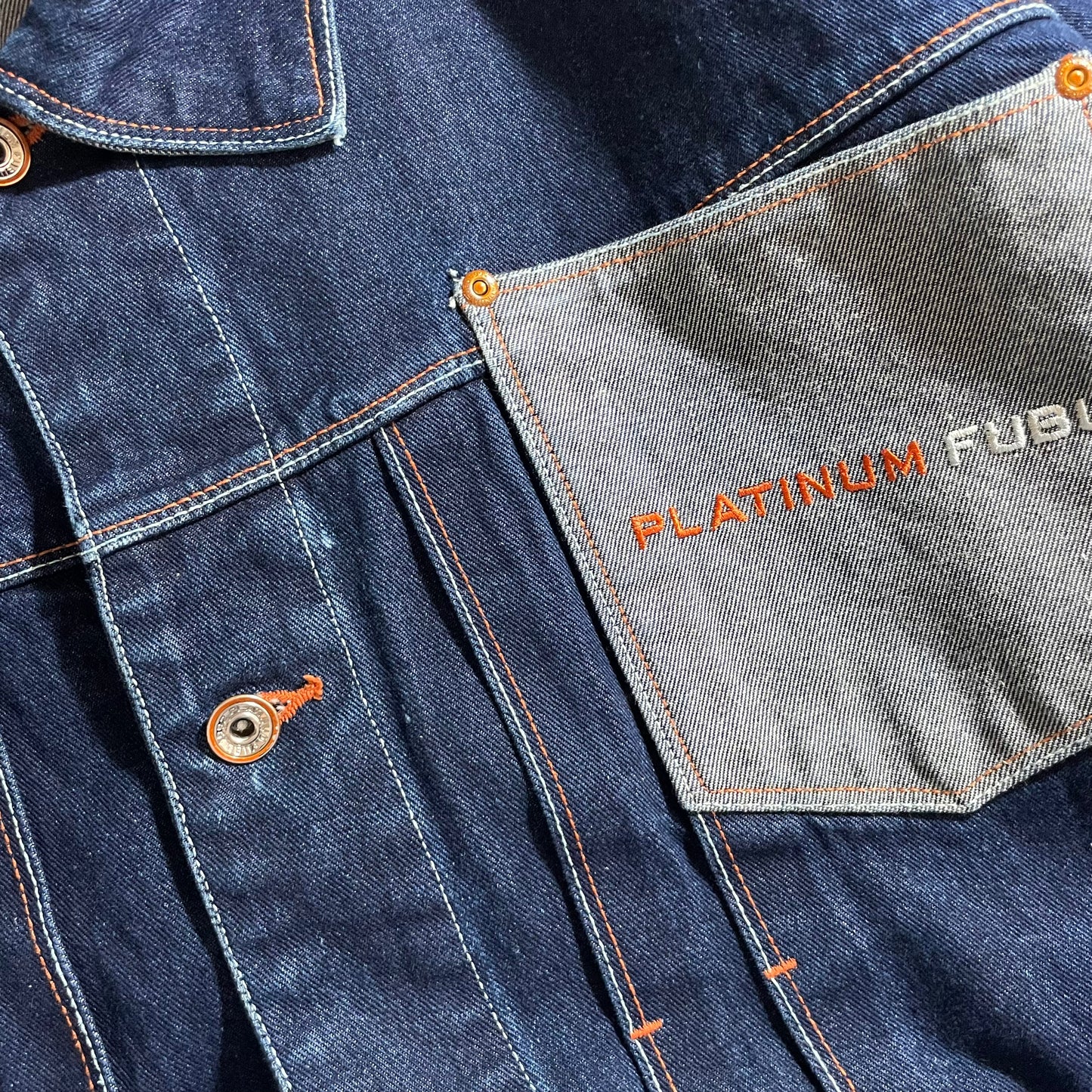 Platinum Fubu "RUSSELL VS RUDY" Embroidered Denim Jacket