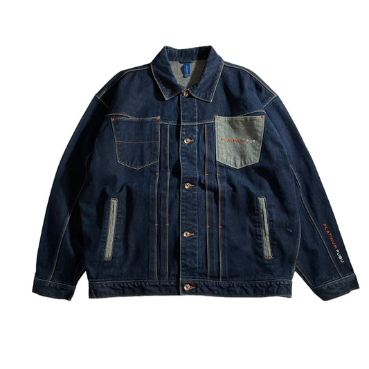 Platinum Fubu "RUSSELL VS RUDY" Embroidered Denim Jacket