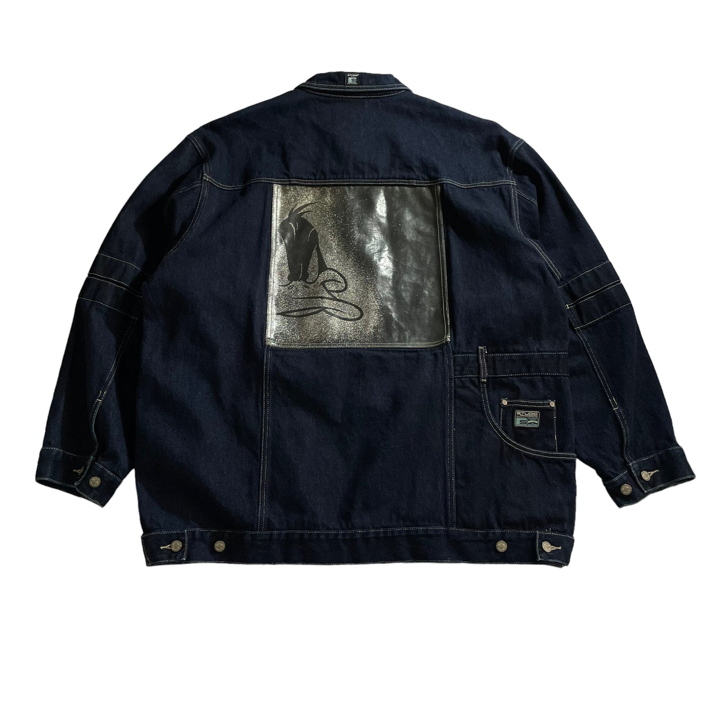 STUDIO by SOUTHPOLE Looney Tunes Daffy Duck Denim Jacket