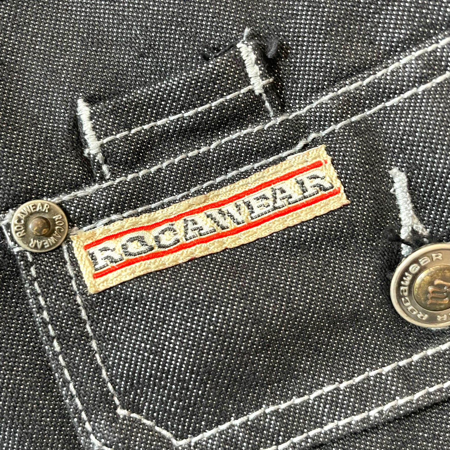 Rocawear Embroidered Black Denim Jacket