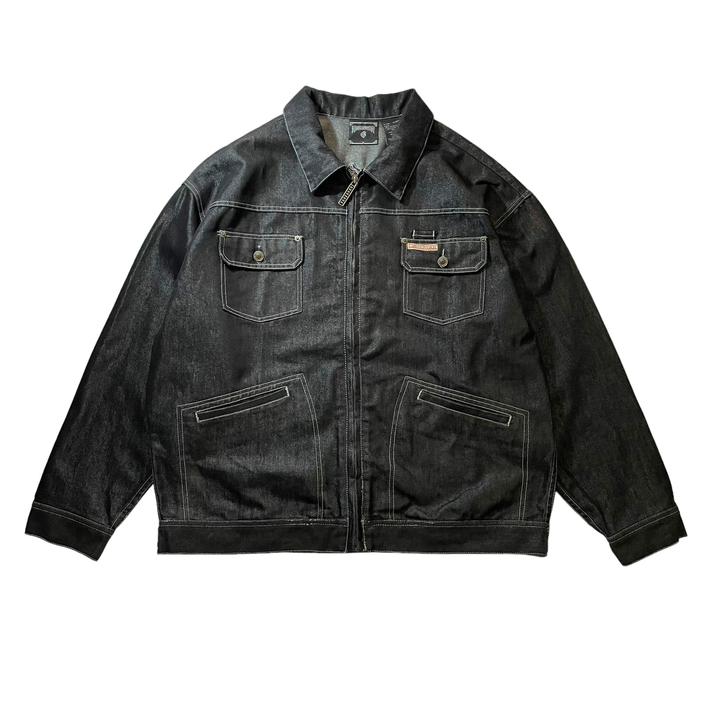 Rocawear Embroidered Black Denim Jacket