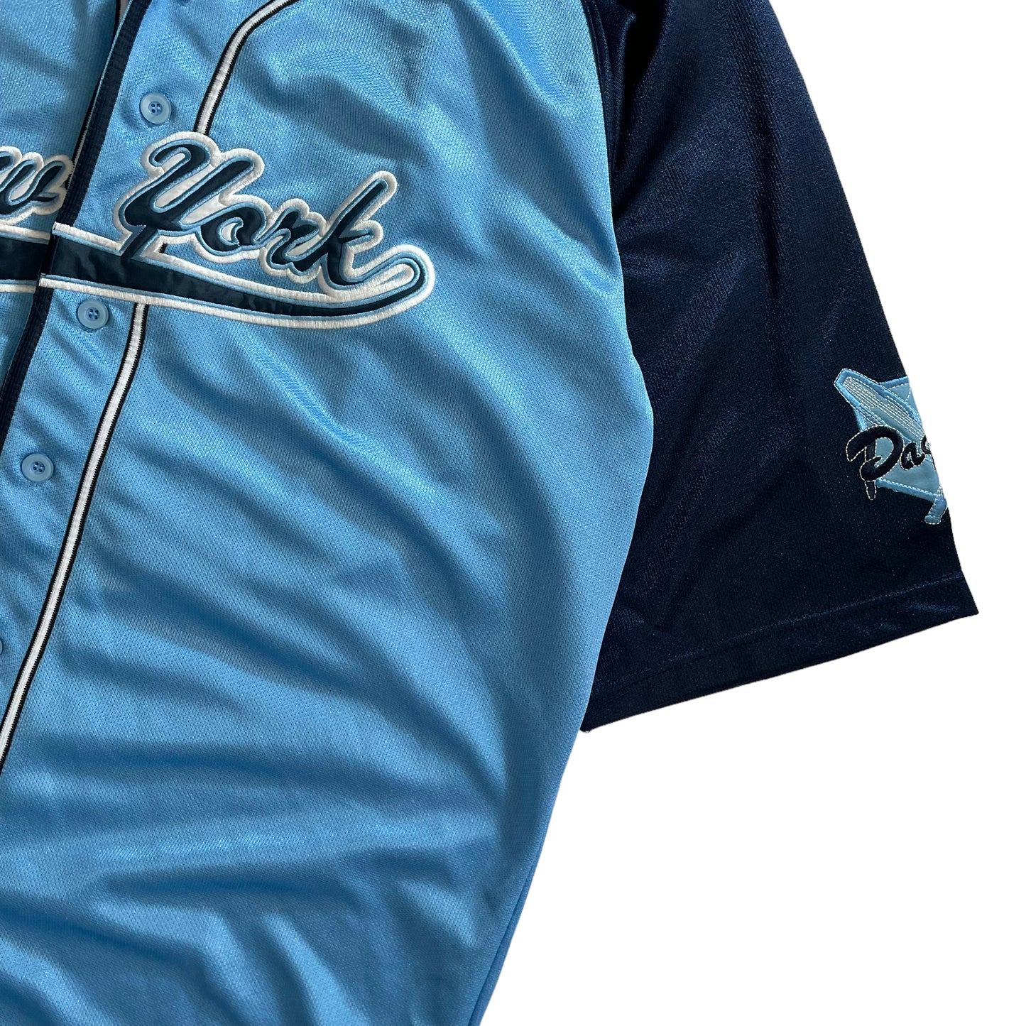 PAQADERM "New York" Scirpt Logo Baseball Jersey