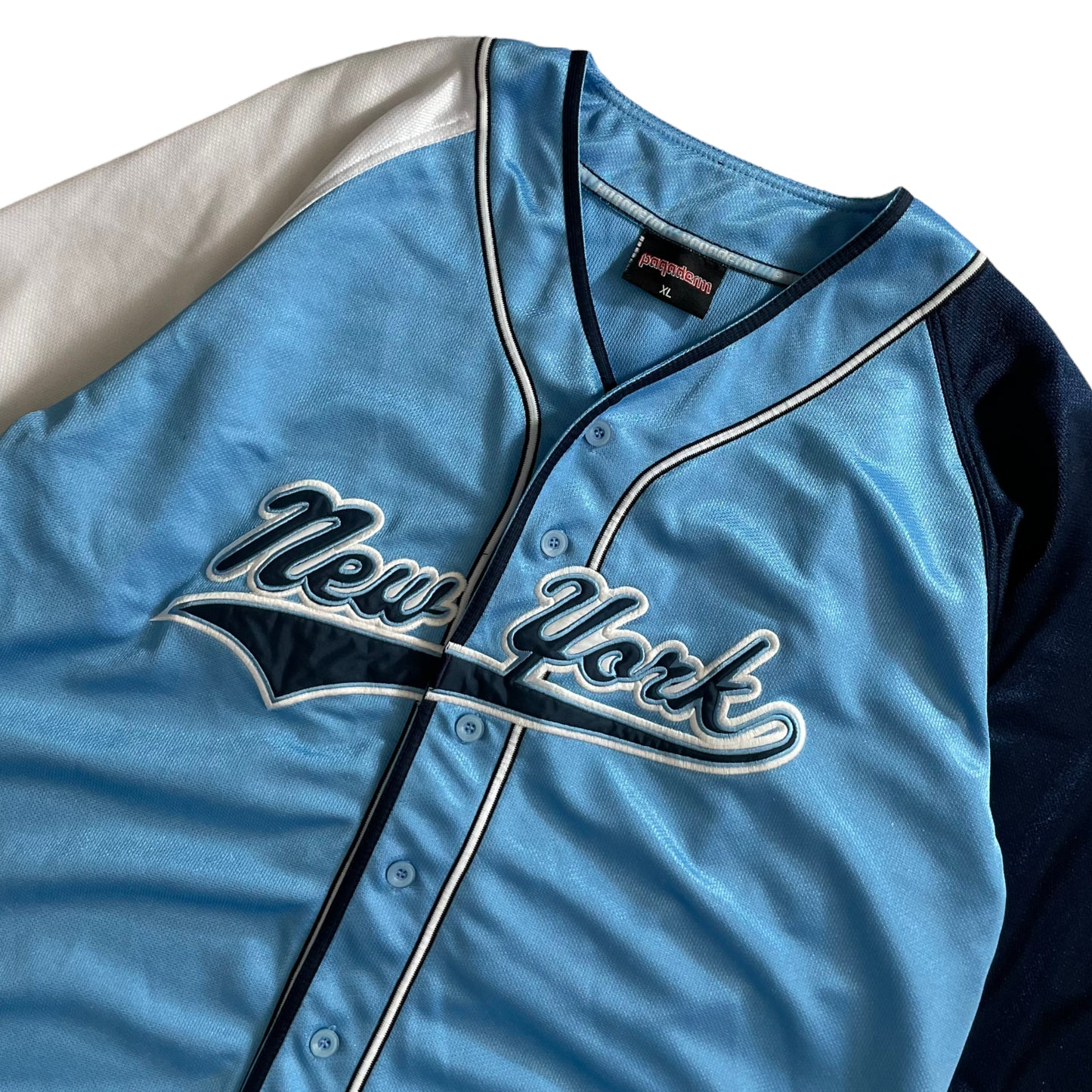 PAQADERM "New York" Scirpt Logo Baseball Jersey