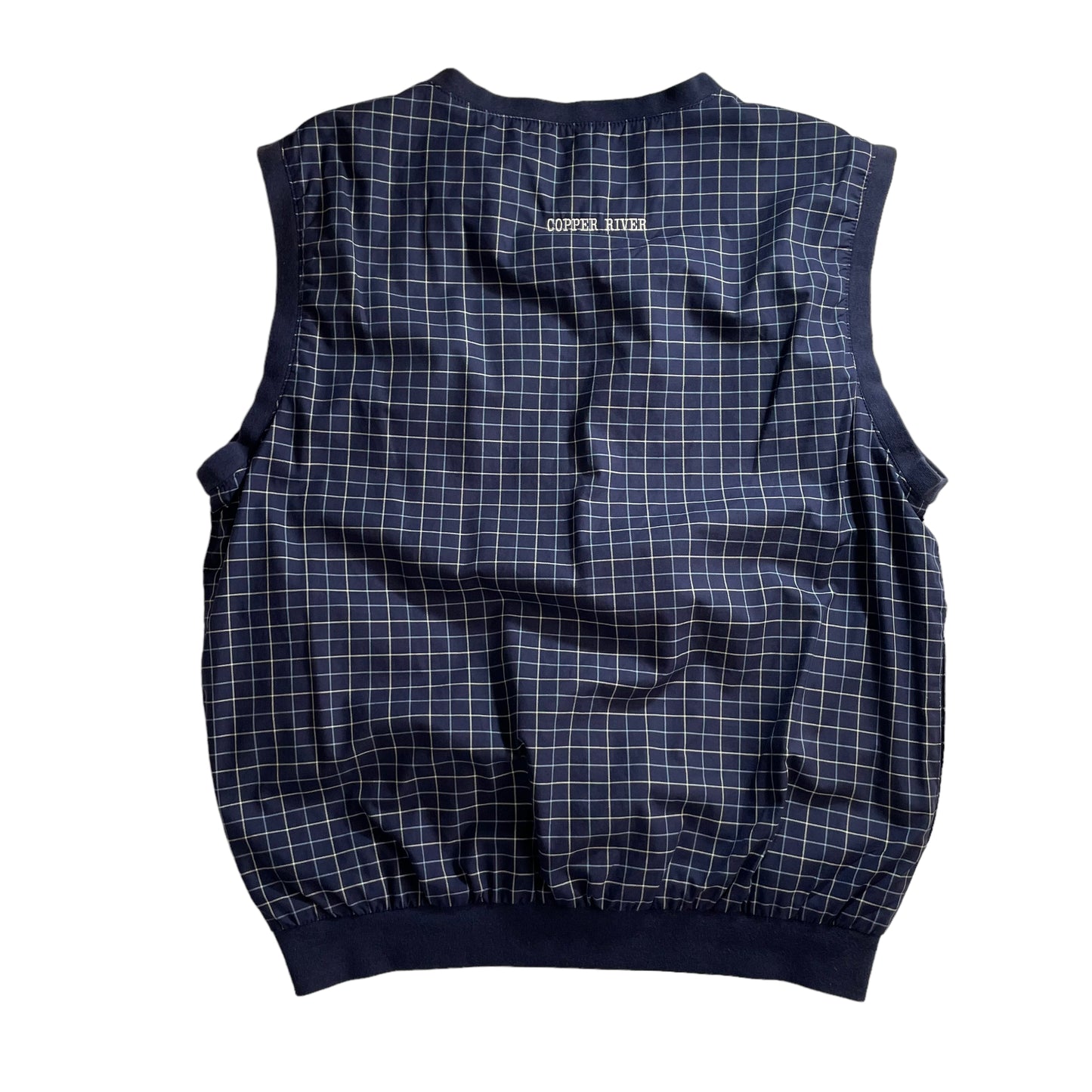 Polo Golf Check Pattern V-Neck Vest