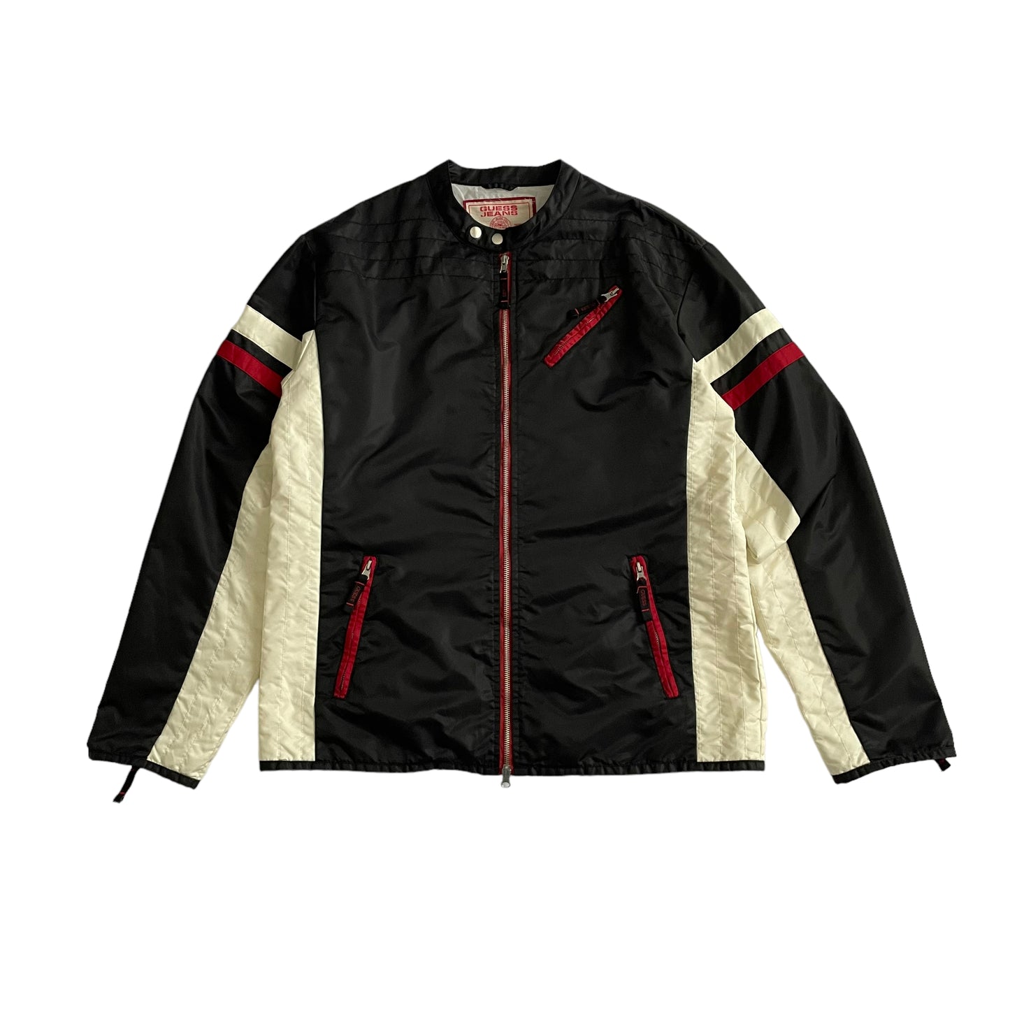 GUESS JEANS Zip Up Racing Jacket