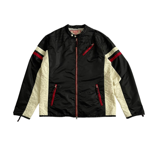 GUESS JEANS Zip Up Racing Jacket