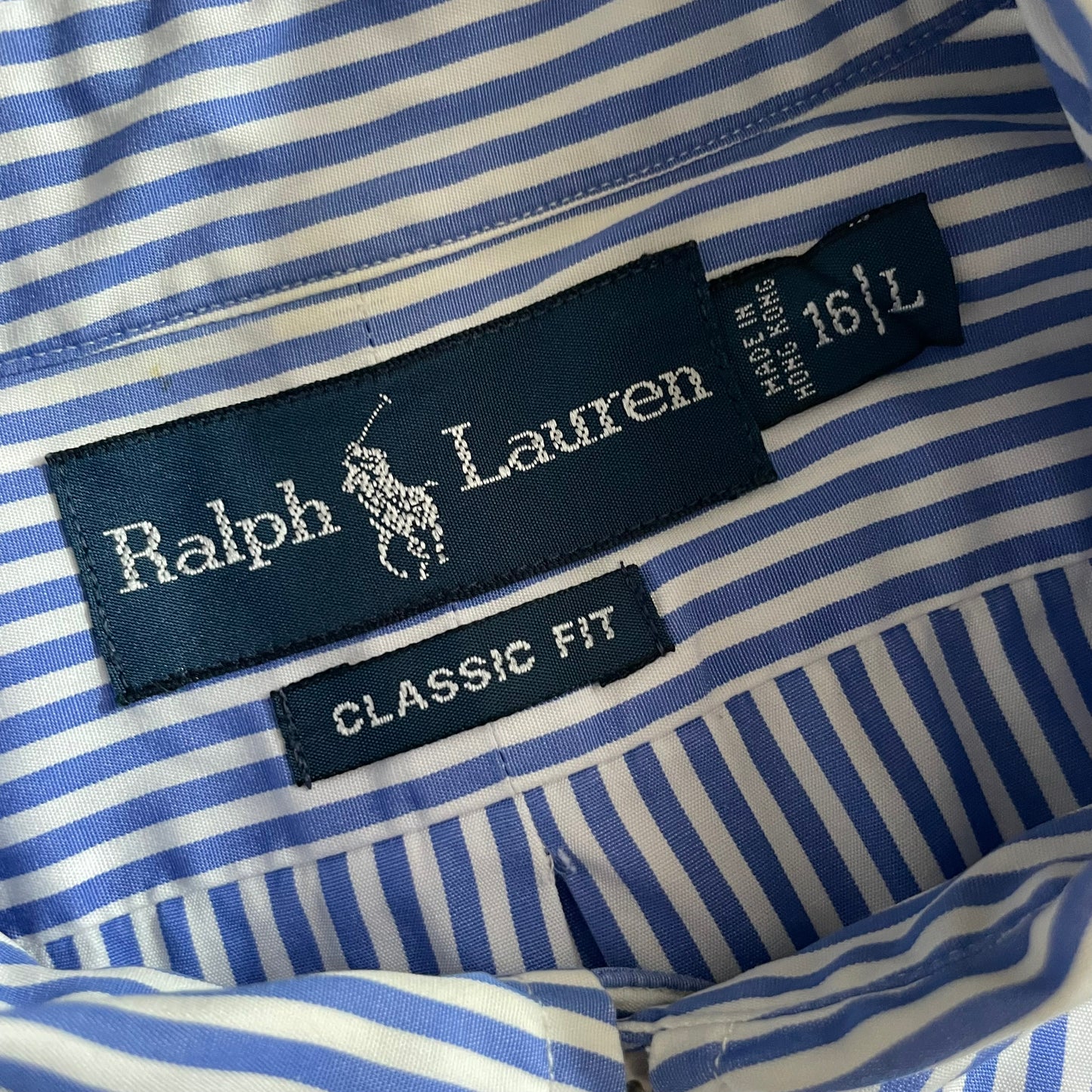 Ralph Lauren Classic Fit Striped Button Down Shirt