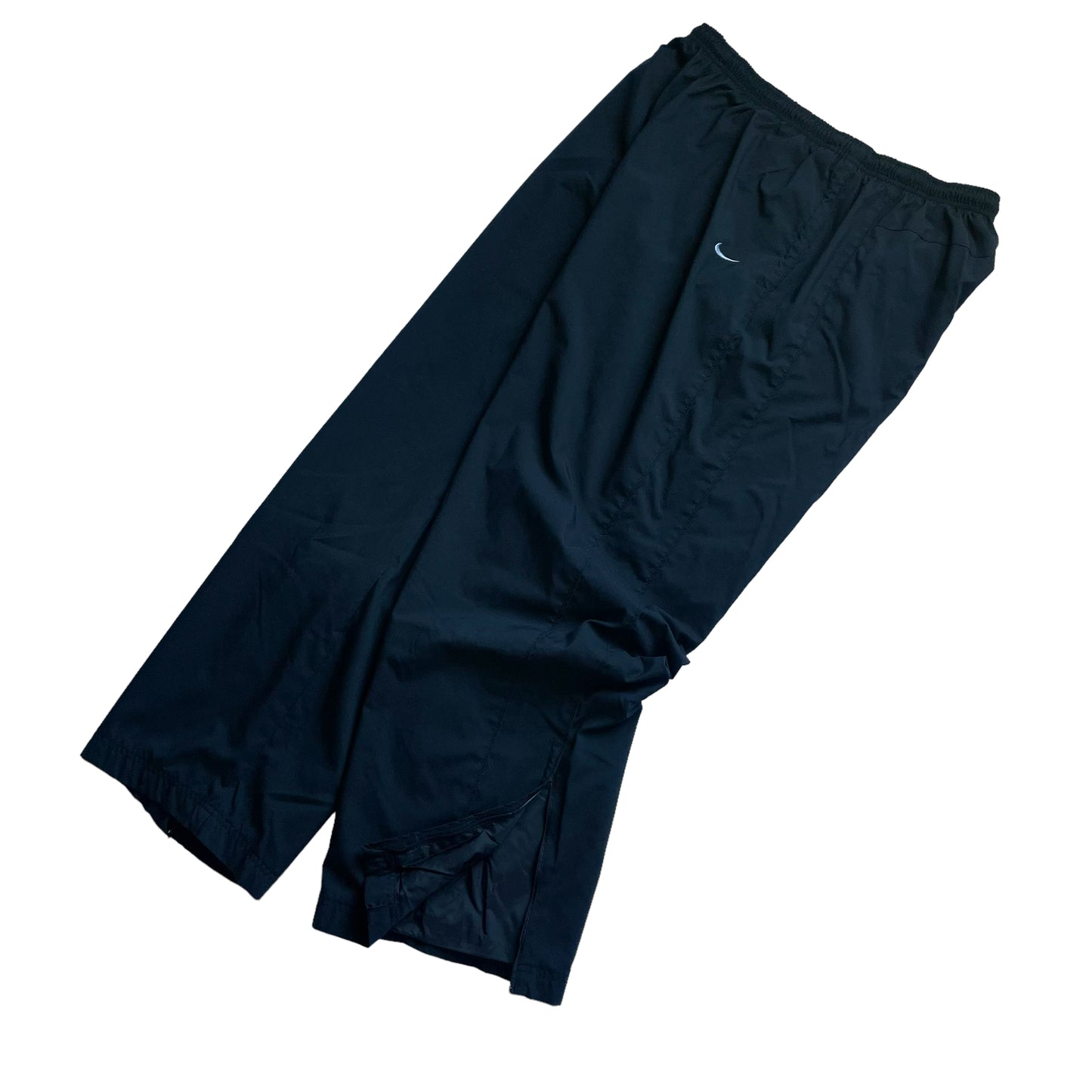 Nike 00s  Embroidered Swoosh Nylon Track Pants