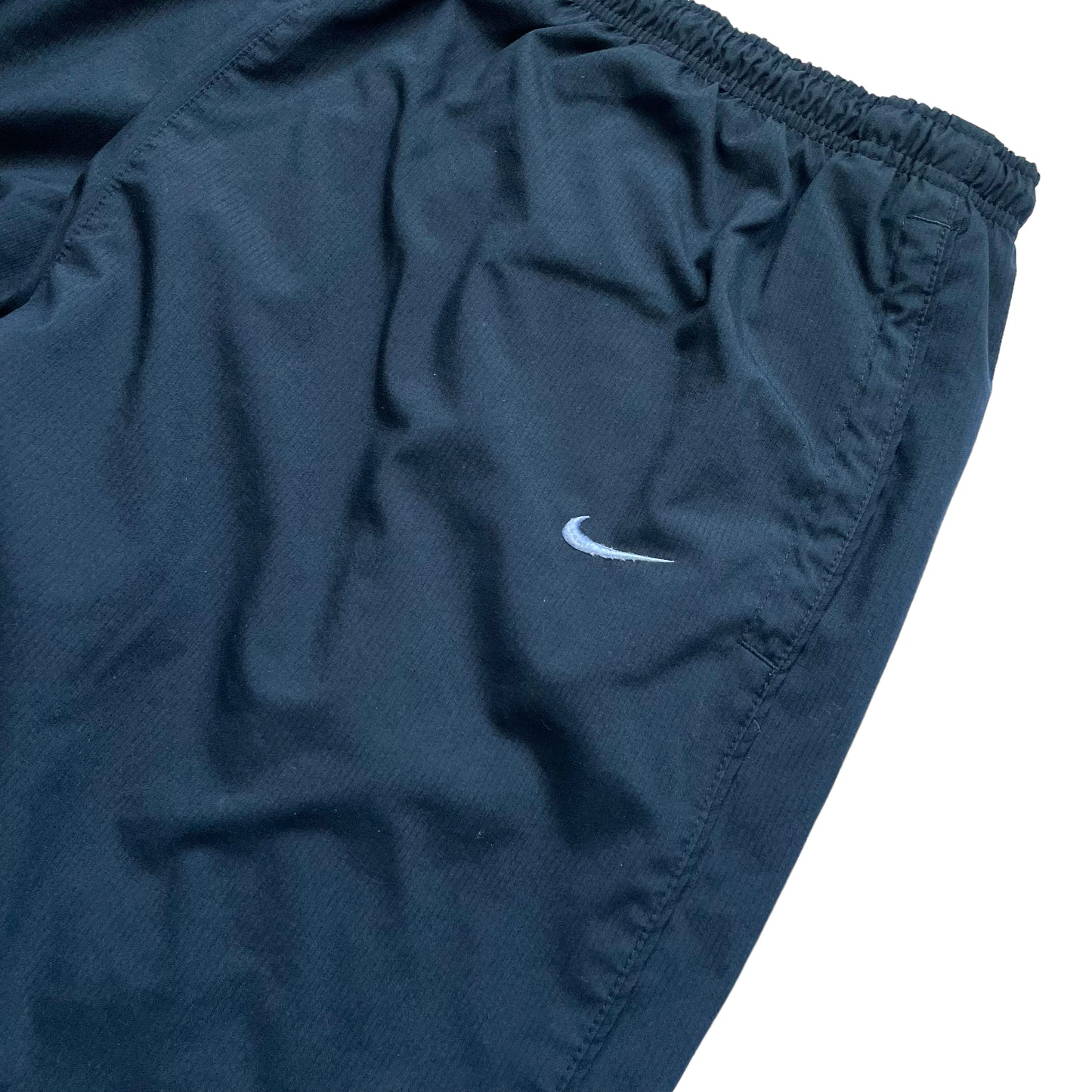 Nike 00s  Embroidered Swoosh Nylon Track Pants