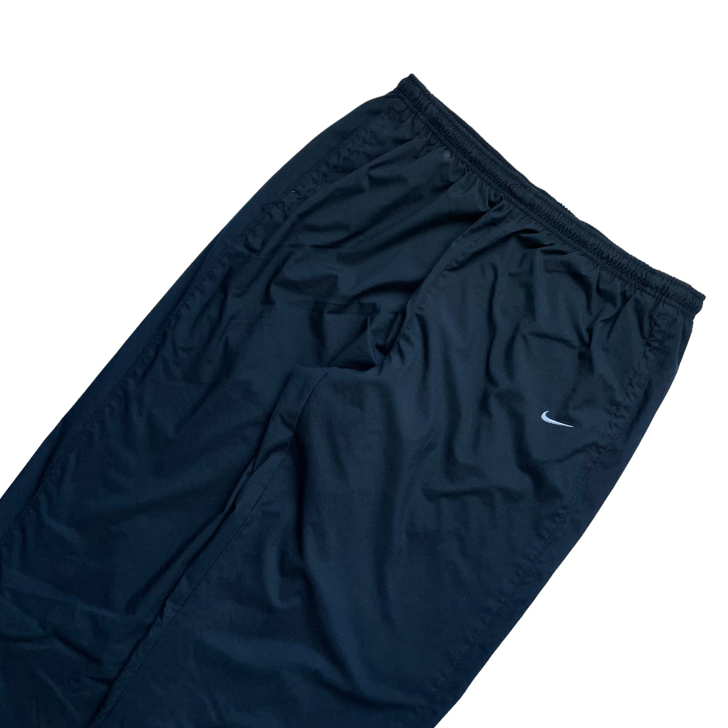 Nike 00s  Embroidered Swoosh Nylon Track Pants