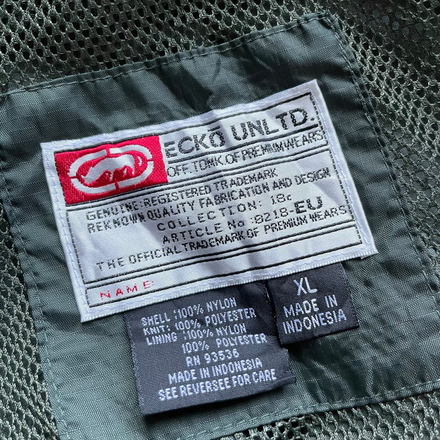 【Used】Ecko Unlimited Full Zip Nylon Jacket/エコーアンリミテッド フルジップナイロンジャケット