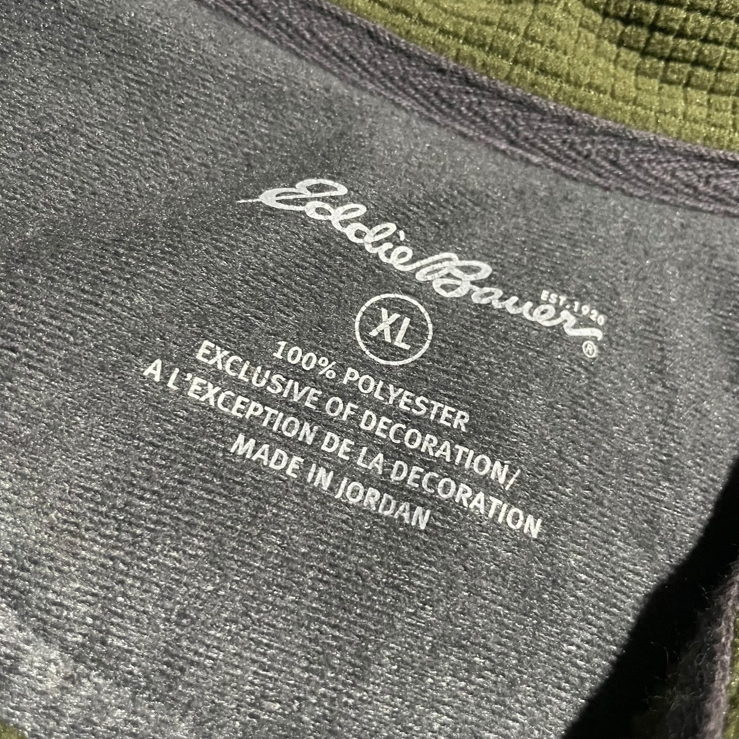 Eddie Bauer Half Zip Fleece Pull Over