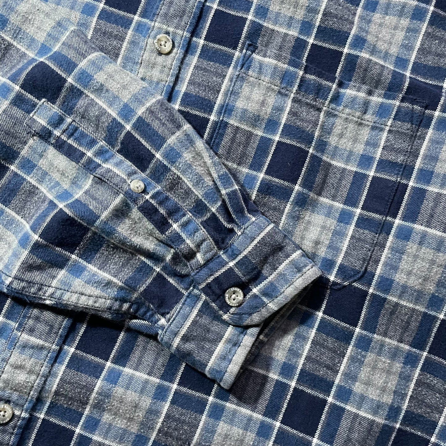 【USED】Eddie Bauer Check BD Shirt