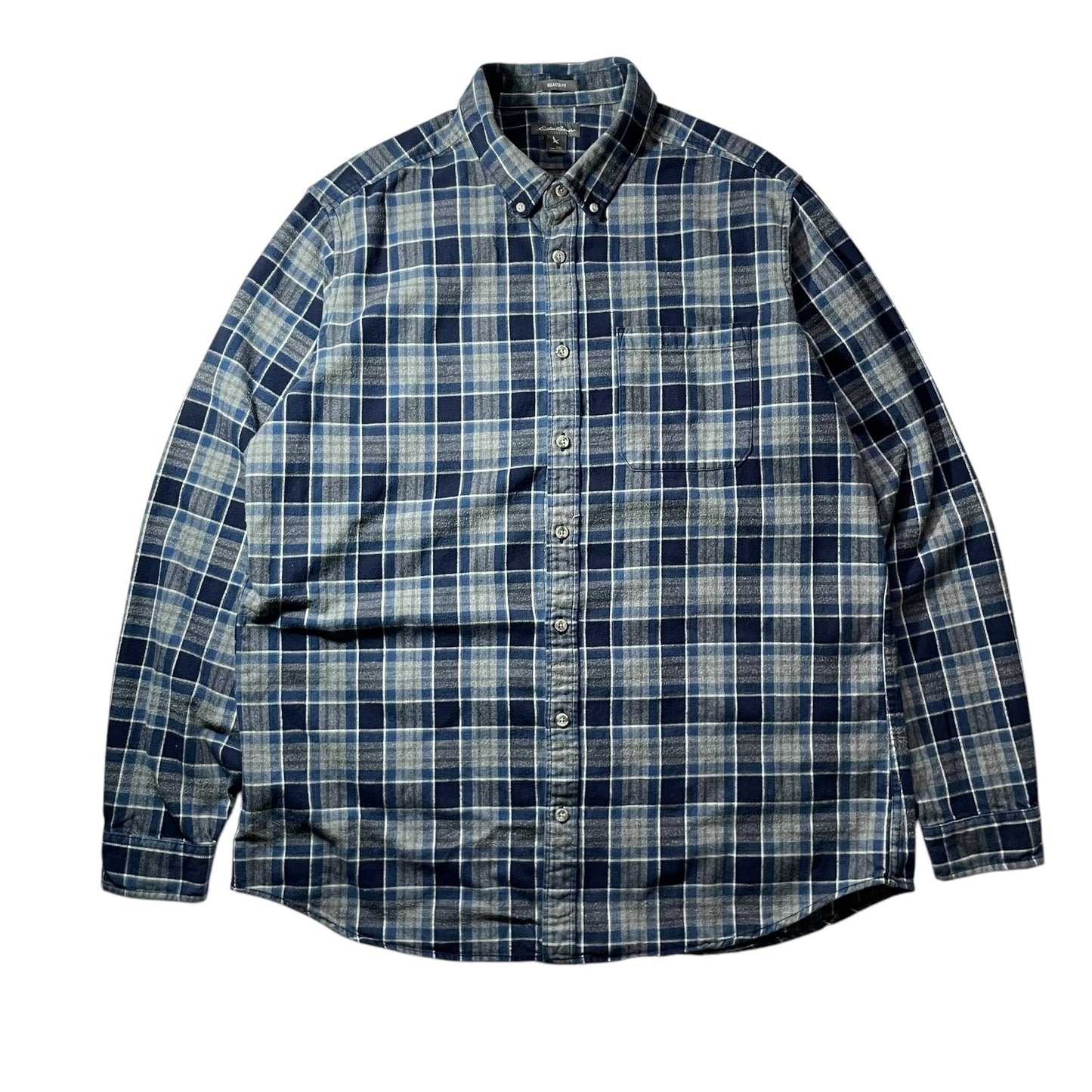 【USED】Eddie Bauer Check BD Shirt