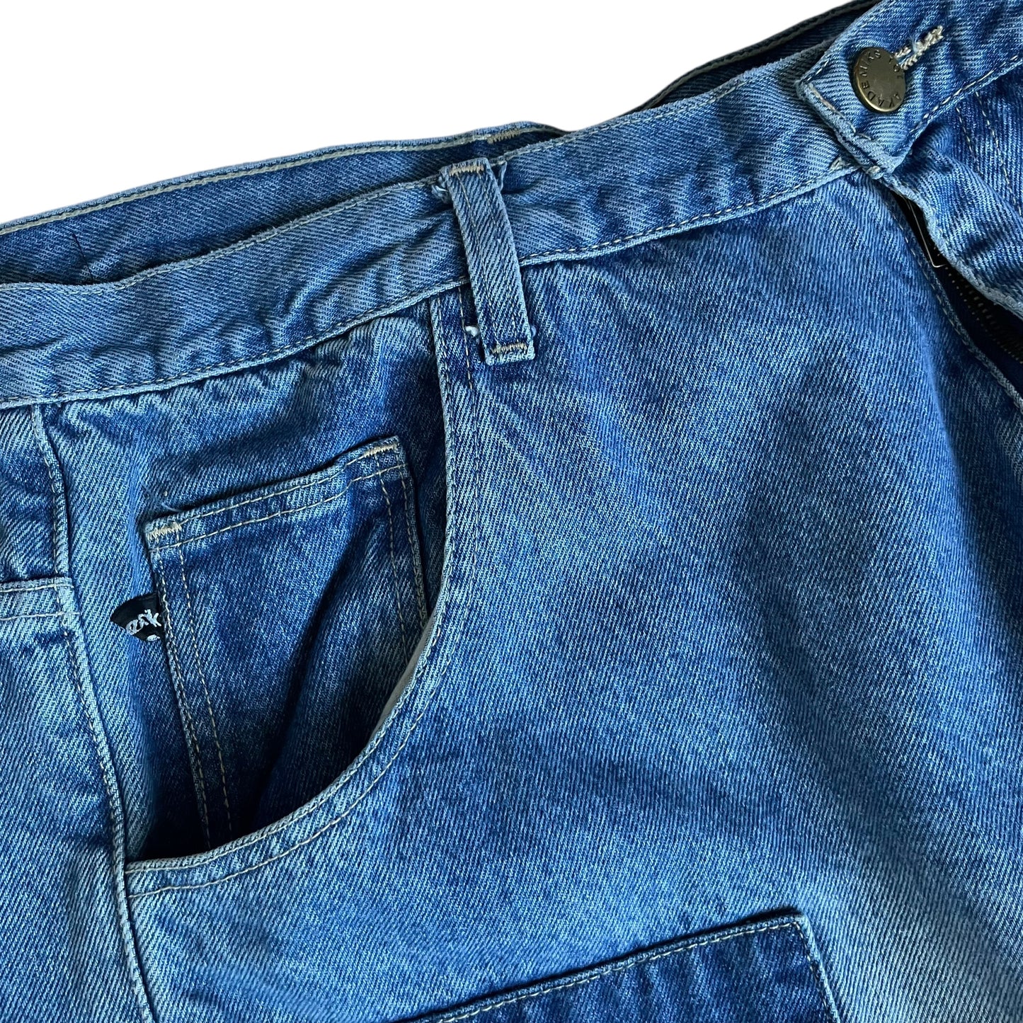 【Used】Akademiks Baggy Fit Patchwork Jeans