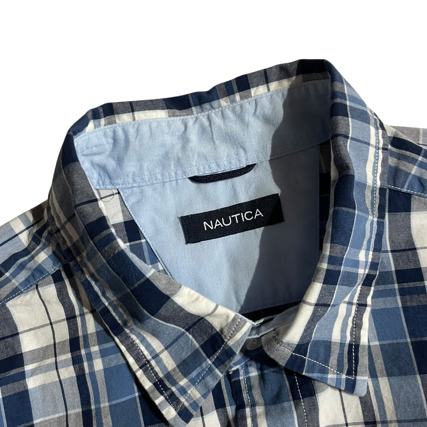 【USED】Nautica Check BD Shirt