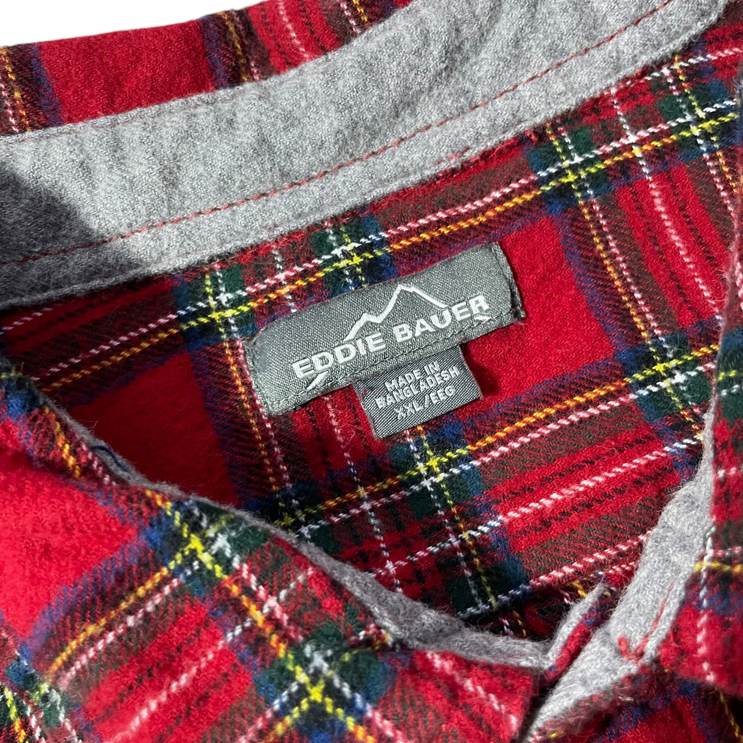 【USED】Eddie Bauer Check Flannel Shirt