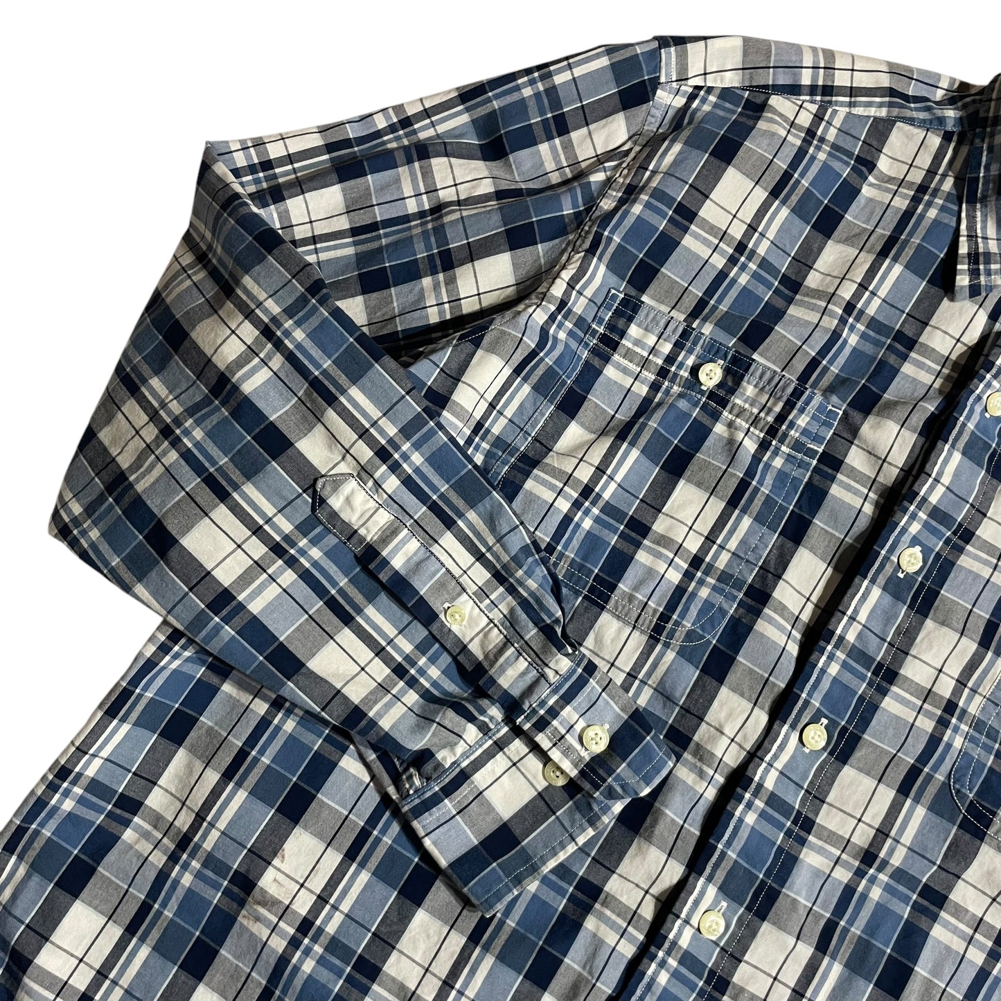 【USED】Nautica Check BD Shirt