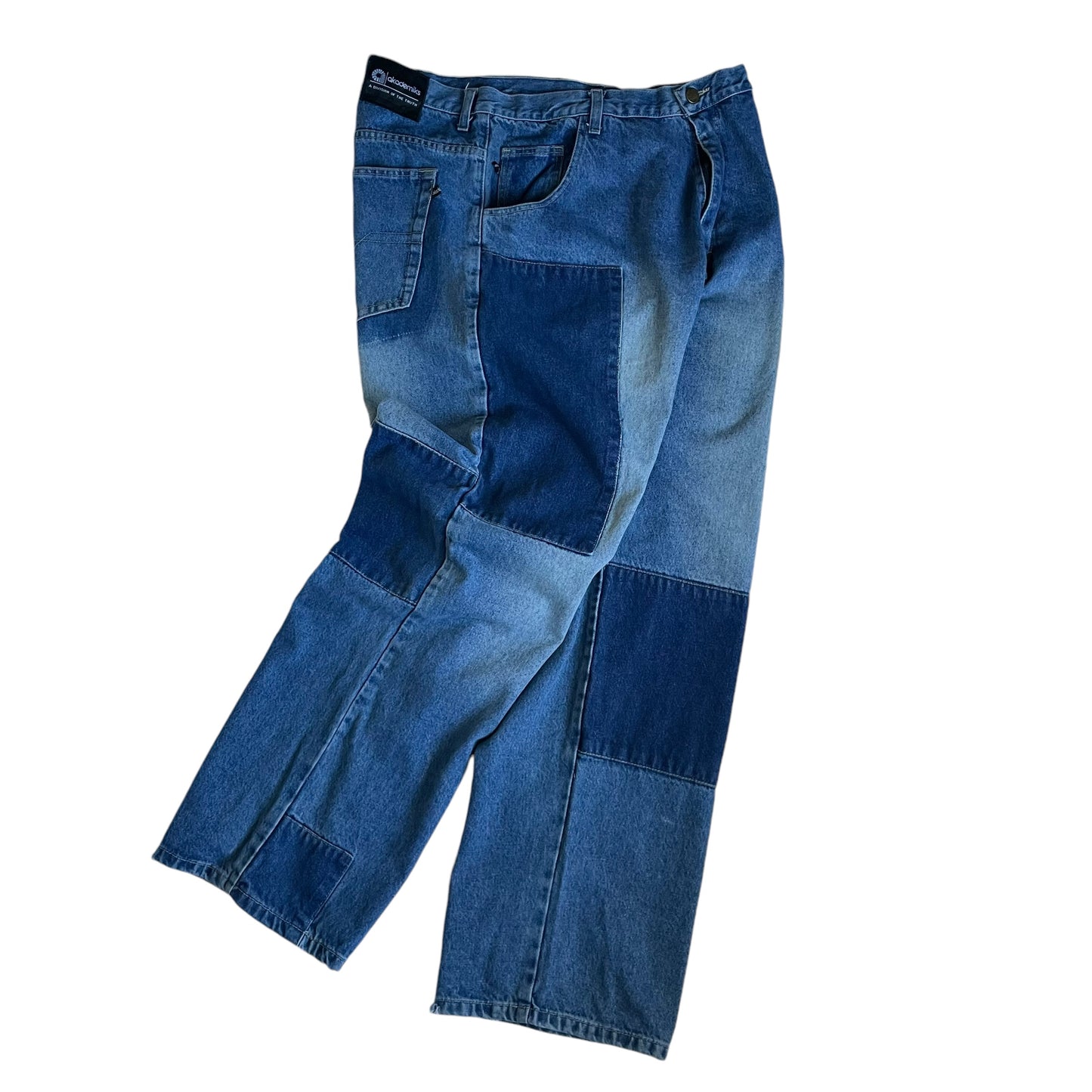 【Used】Akademiks Baggy Fit Patchwork Jeans