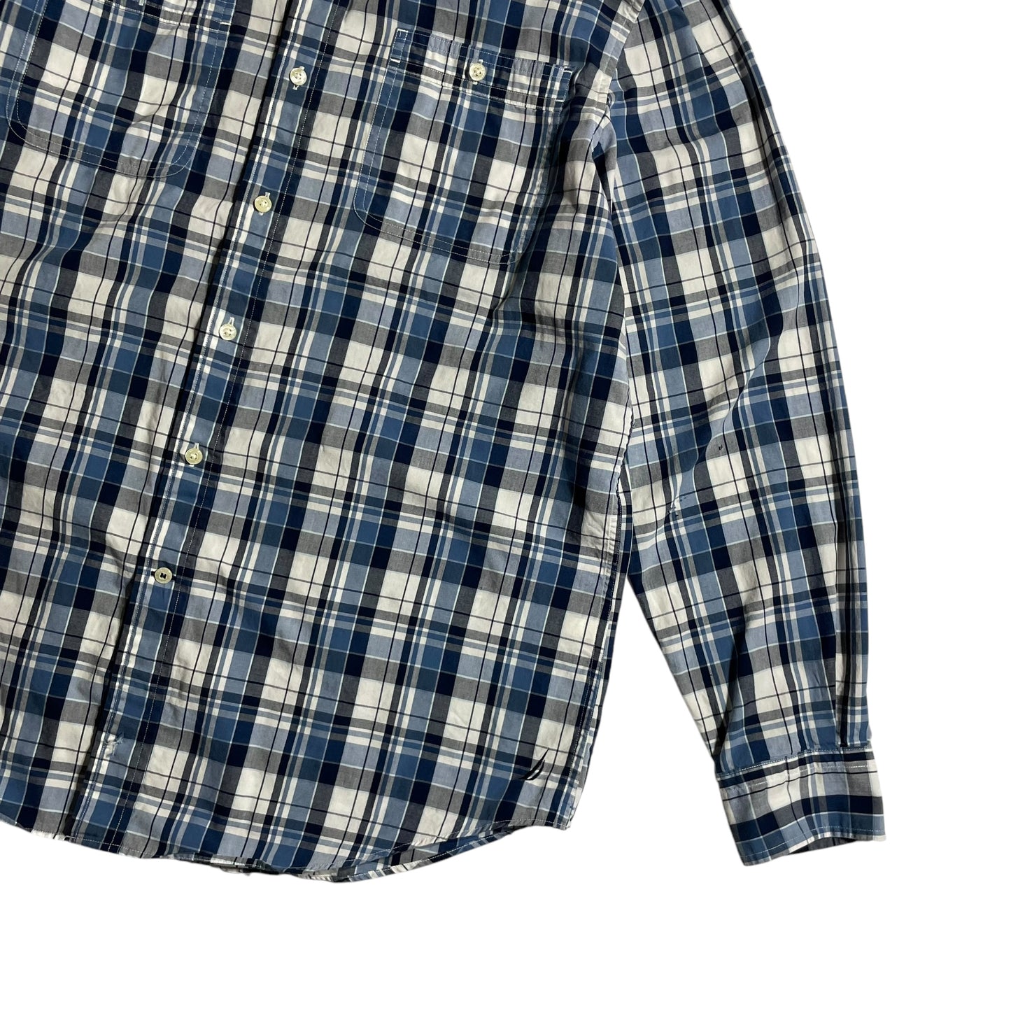【USED】Nautica Check BD Shirt