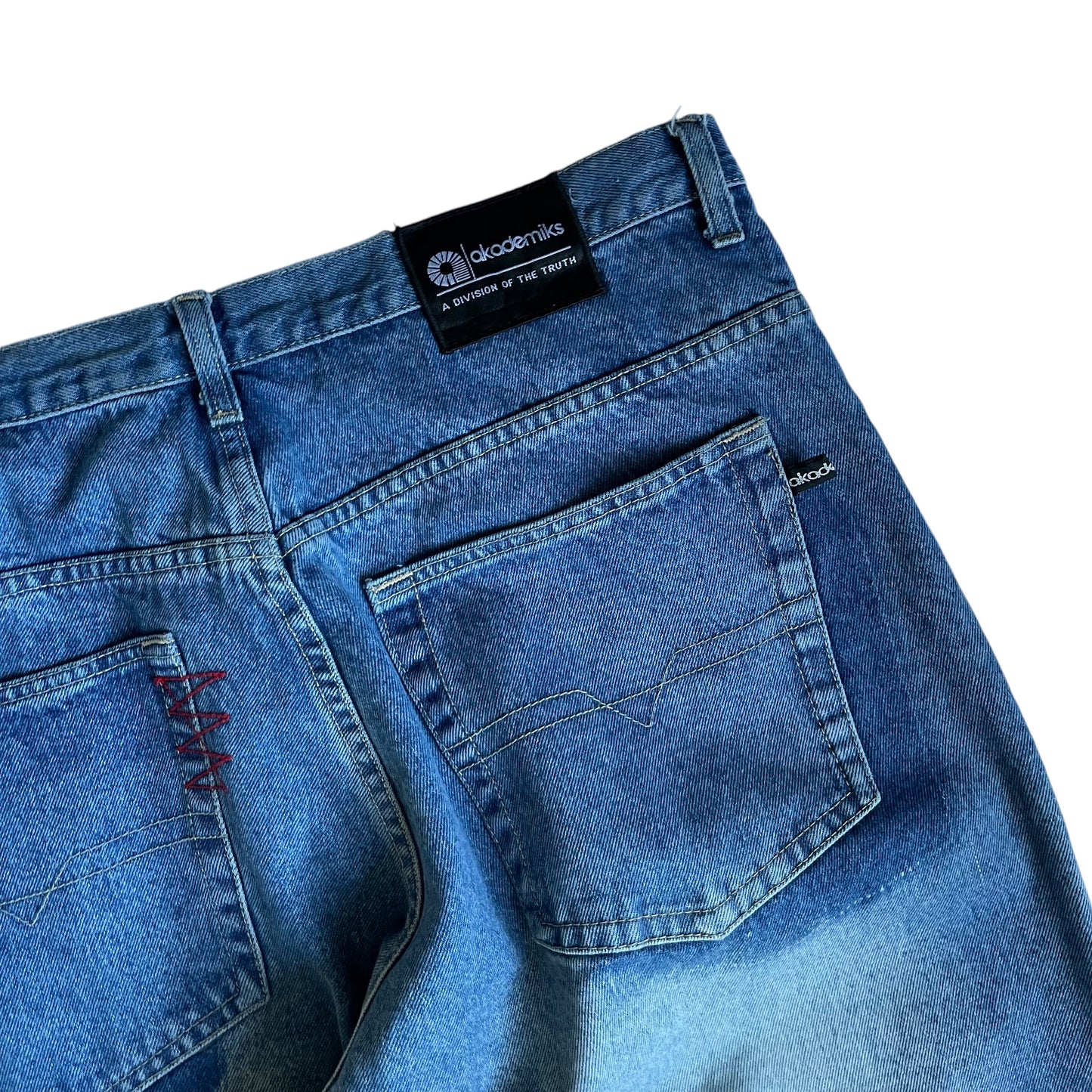【Used】Akademiks Baggy Fit Patchwork Jeans