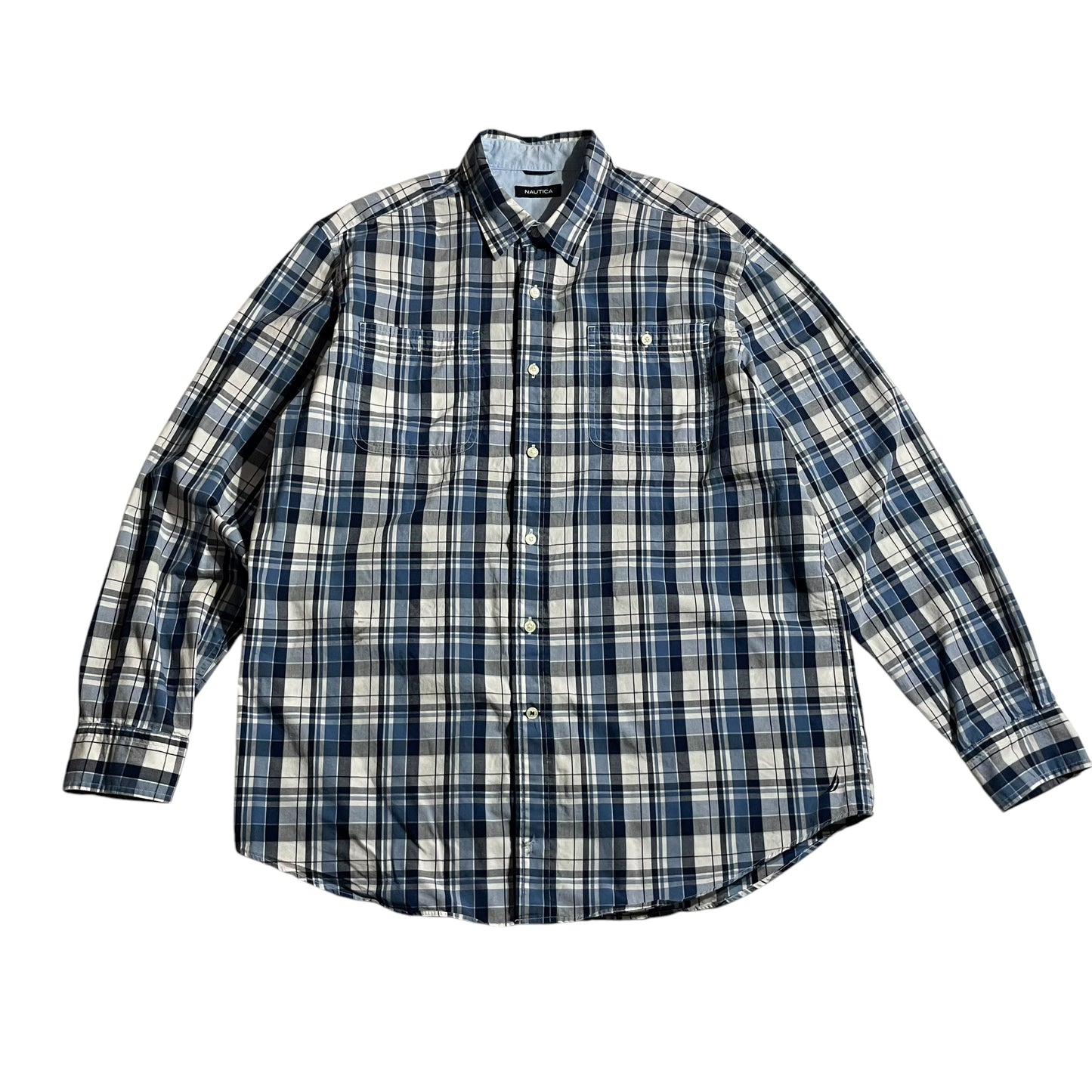 【USED】Nautica Check BD Shirt