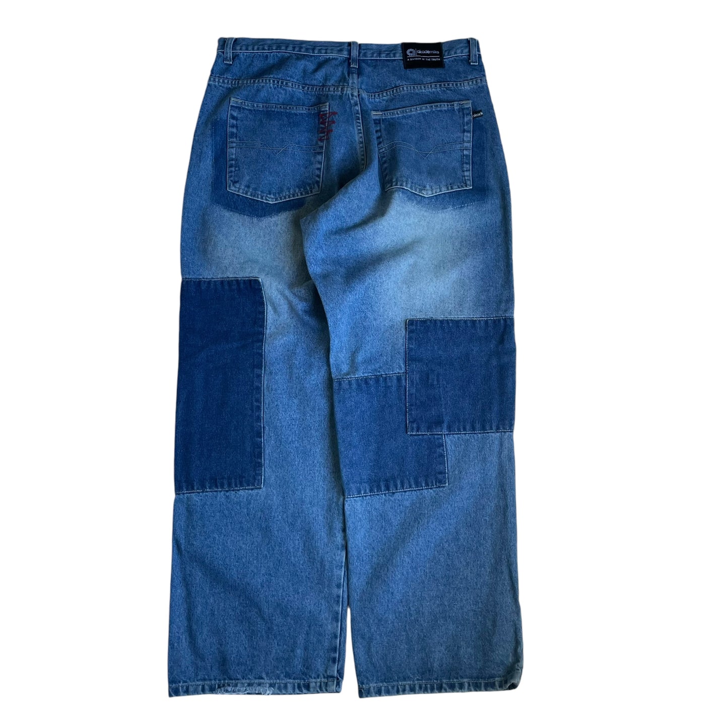 【Used】Akademiks Baggy Fit Patchwork Jeans