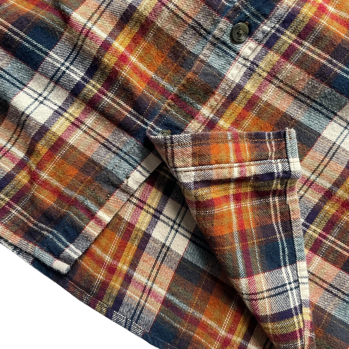 【USED】Eddie Bauer Check Flannel Shirt