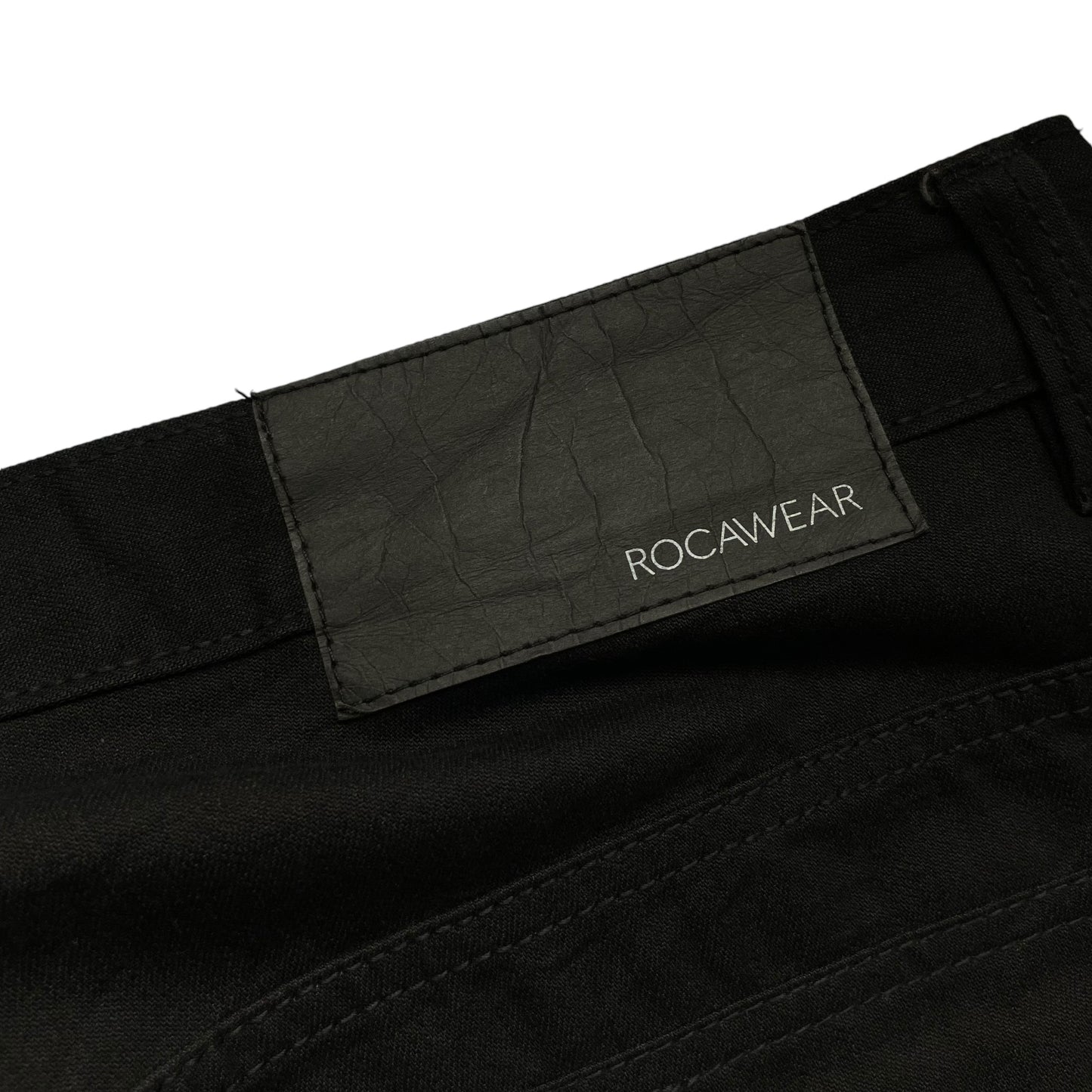 【Used】Rocawear Loose Straight Fit Embroidery Logo Denim Pants/Black