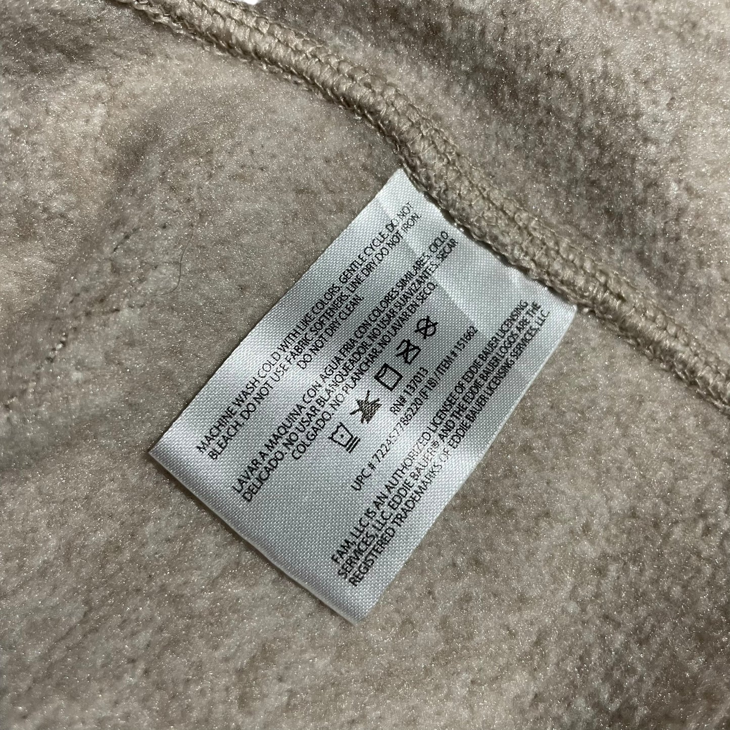 Eddie Bauer Half Zip Fleece Pull Over