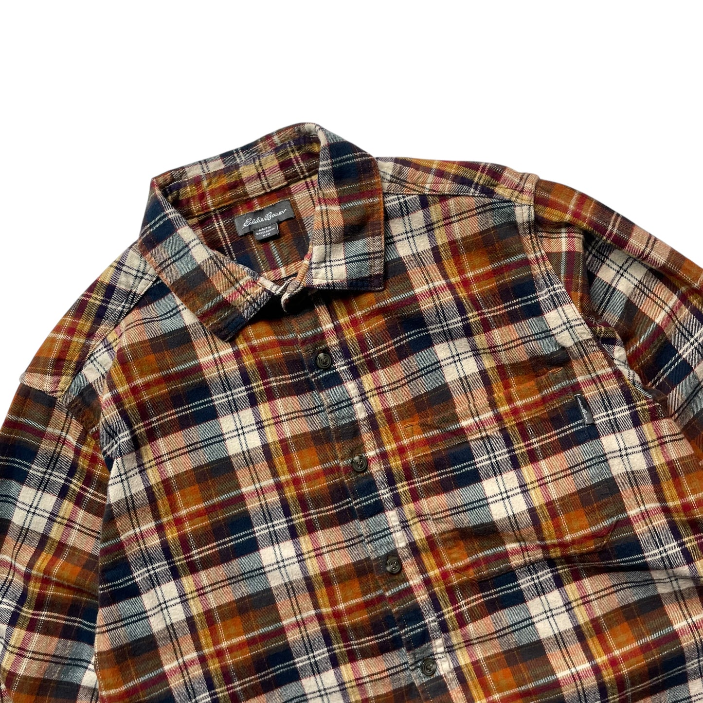 【USED】Eddie Bauer Check Flannel Shirt