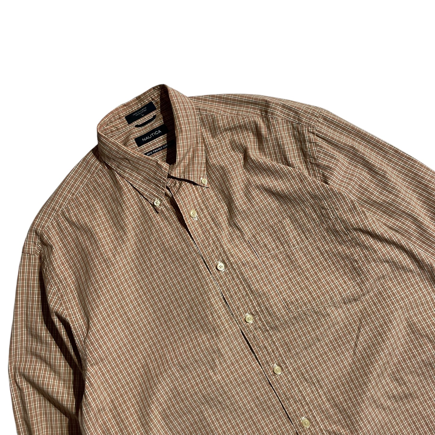【USED】Nautica Check BD Shirt