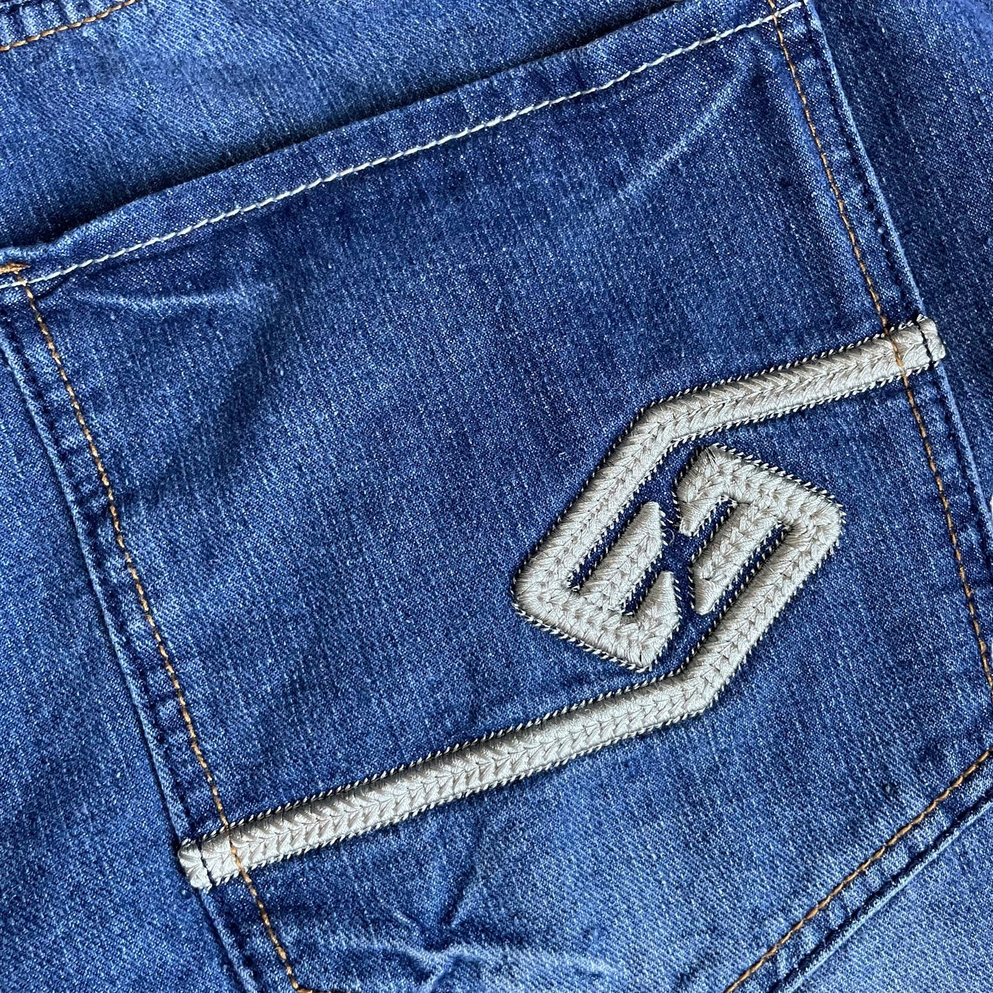 【Used】Enyce Embroidery Logo Loose Fit Denim Pants
