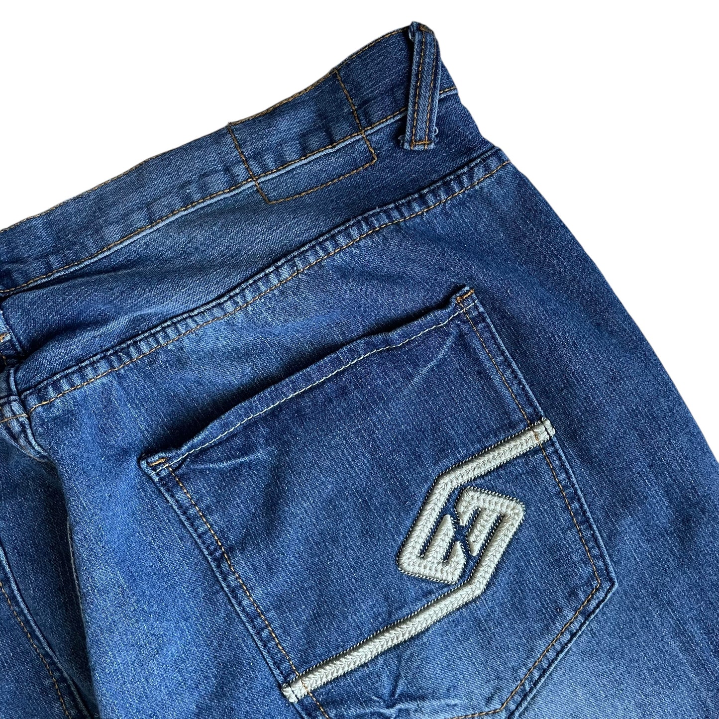 【Used】Enyce Embroidery Logo Loose Fit Denim Pants