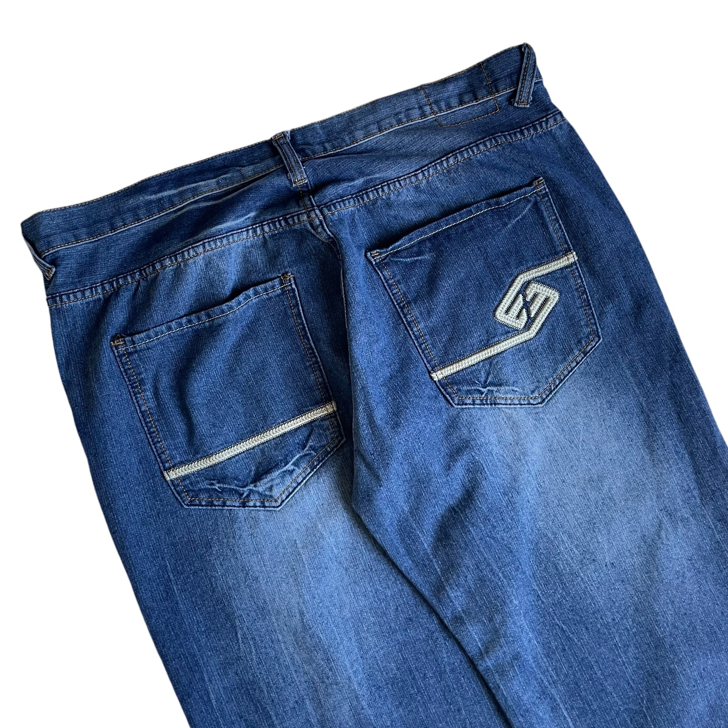 【Used】Enyce Embroidery Logo Loose Fit Denim Pants