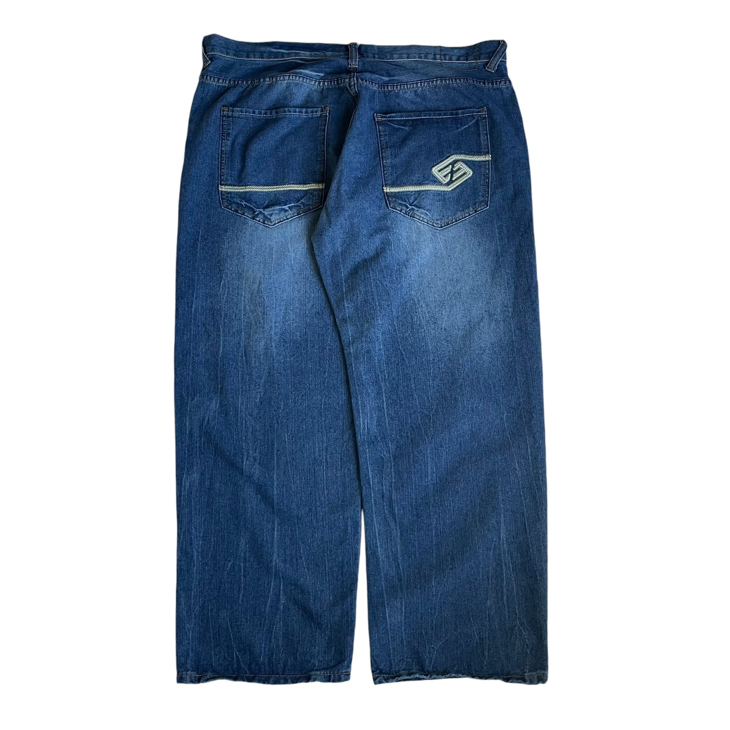【Used】Enyce Embroidery Logo Loose Fit Denim Pants