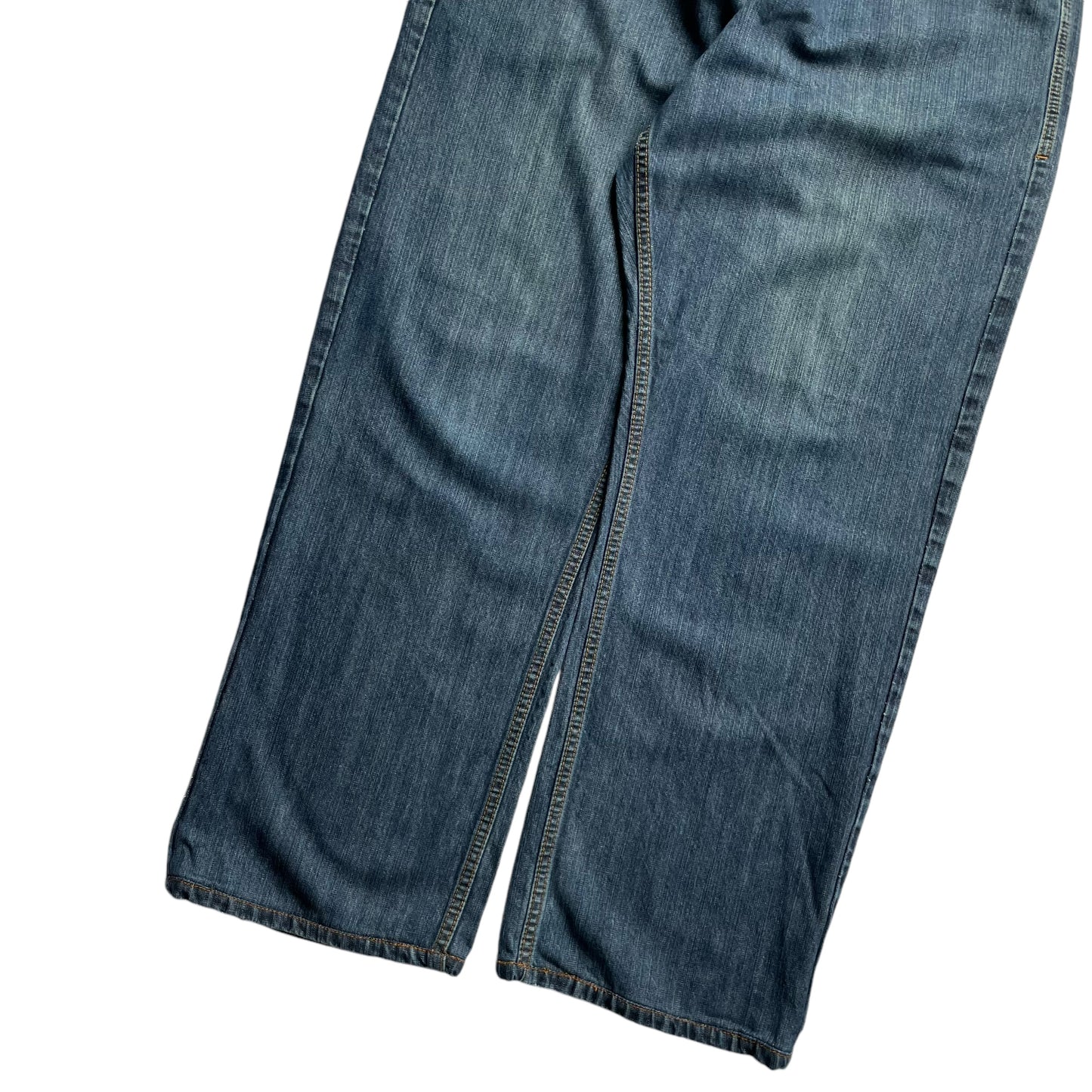 【Used】Rocawear Embroidery Logo Loose Fit Washed Denim Pants