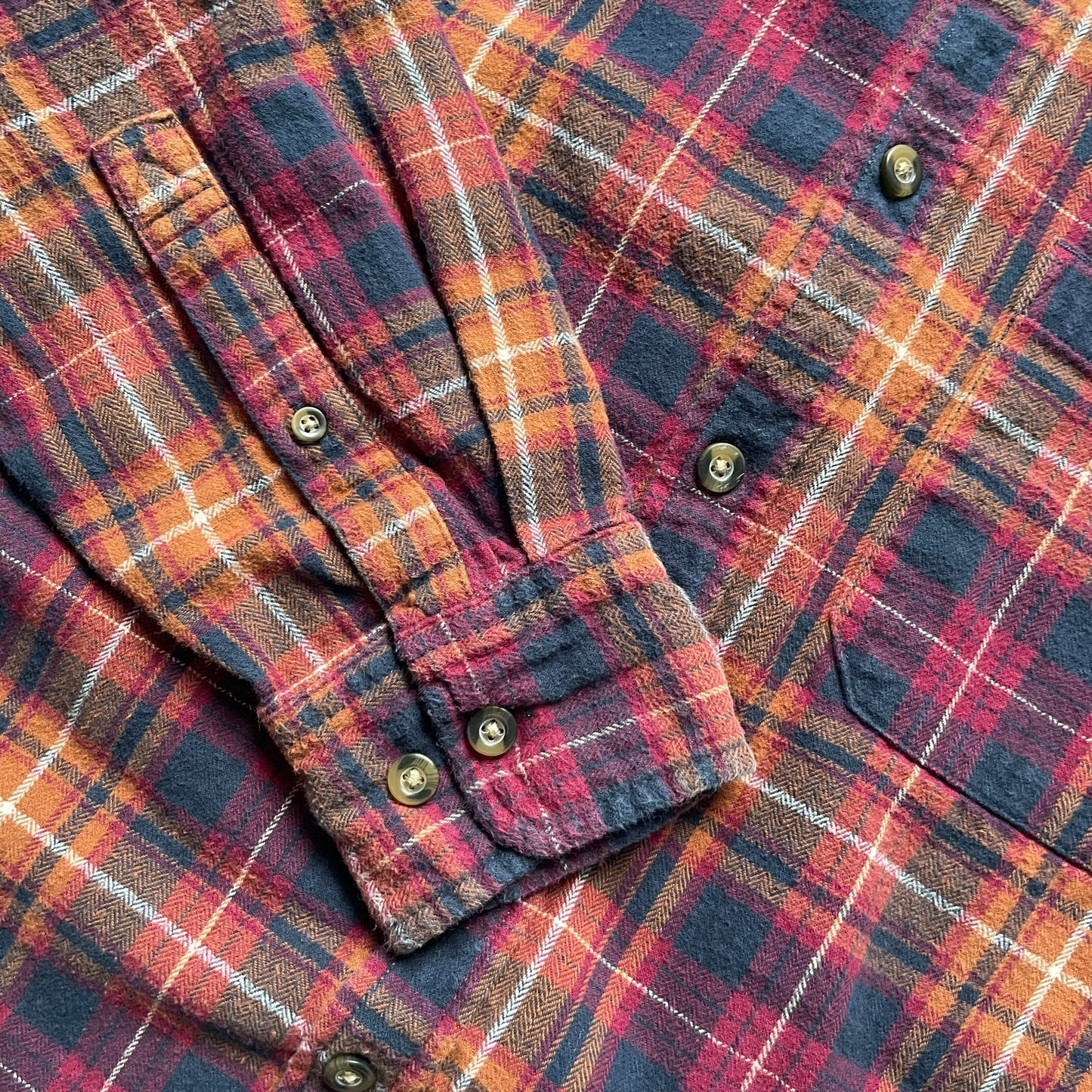 【USED】Eddie Bauer Check Flannel Shirt