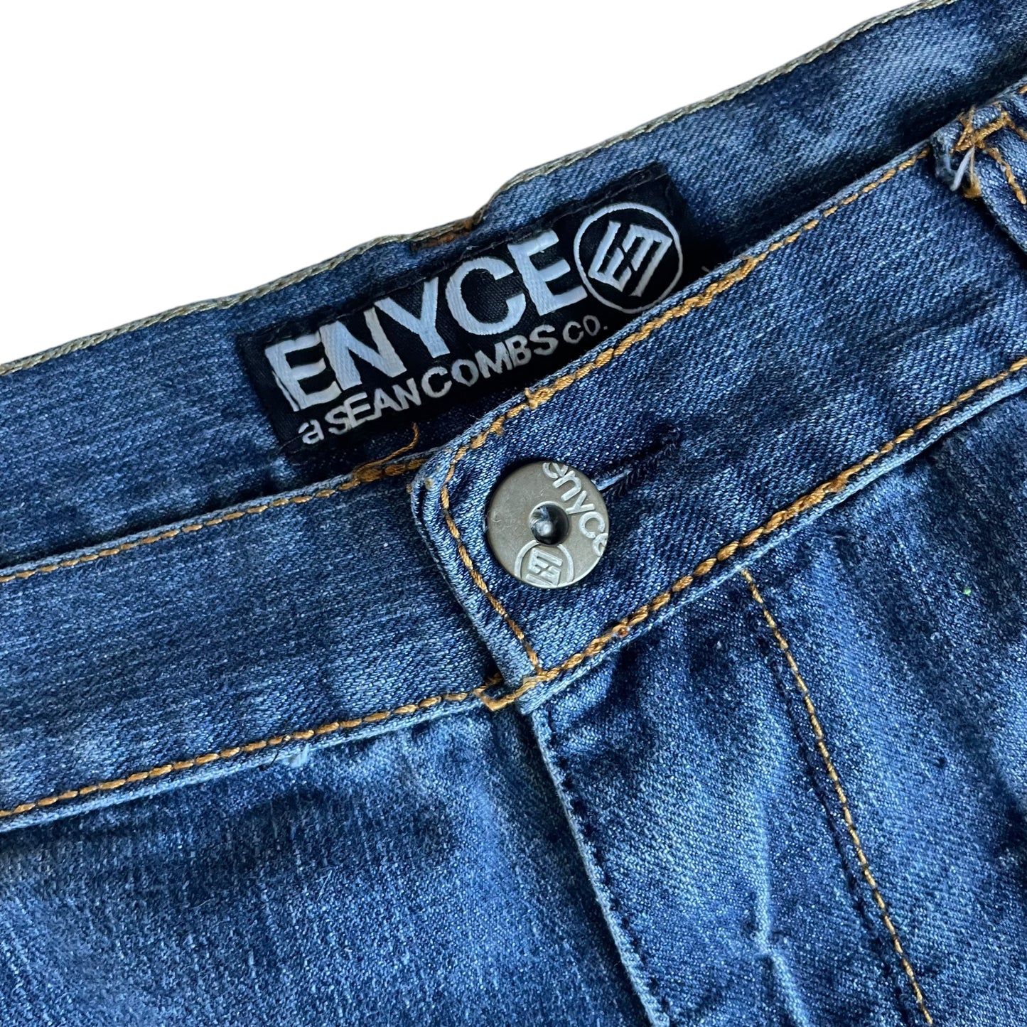 【Used】Enyce Embroidery Logo Loose Fit Denim Pants