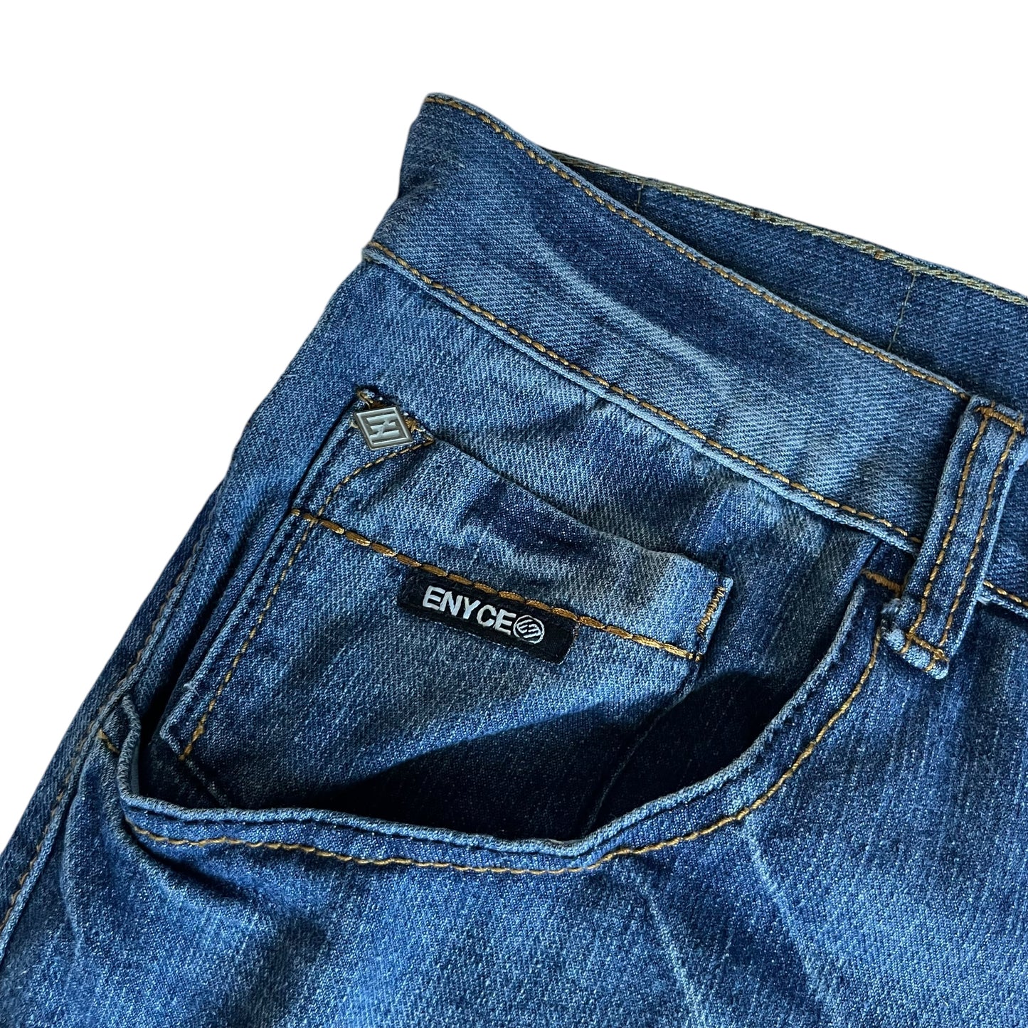 【Used】Enyce Embroidery Logo Loose Fit Denim Pants