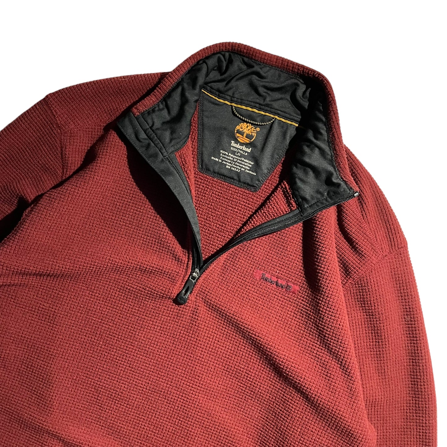 Timberland Half Zip Waffle Pull Over