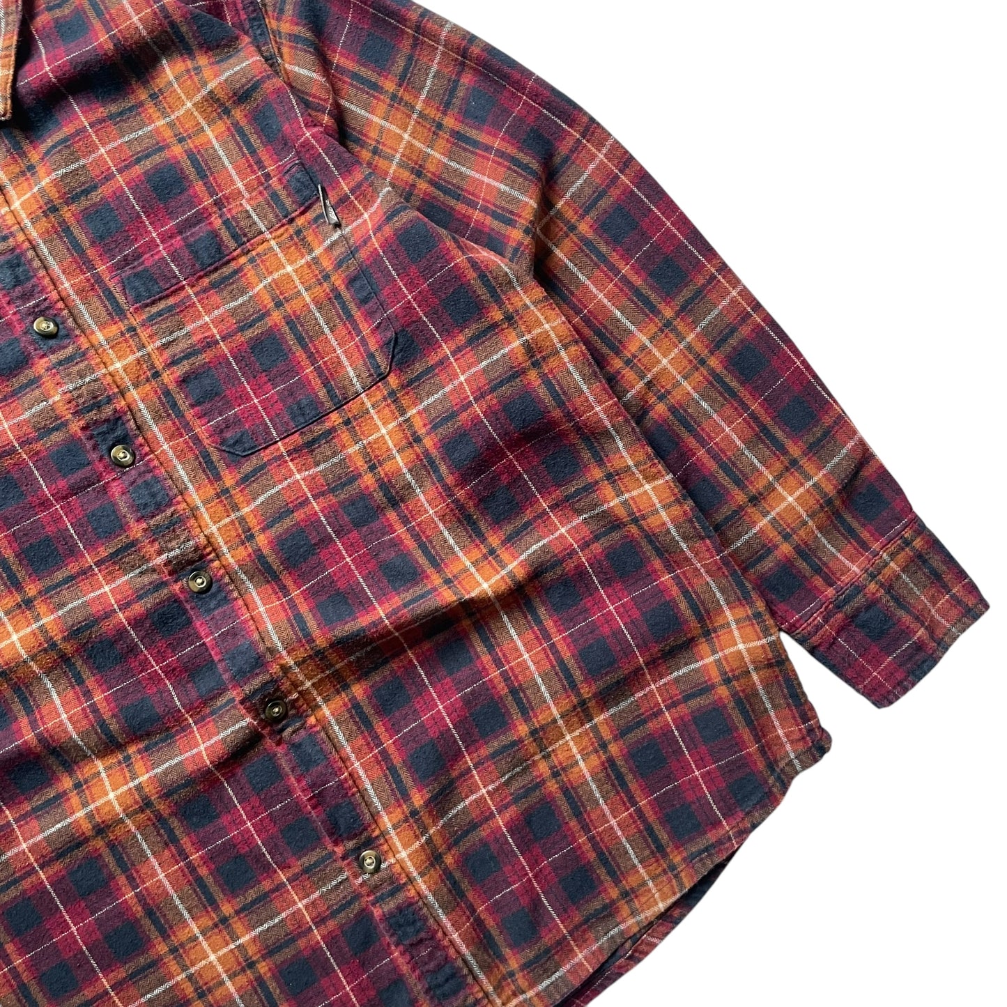 【USED】Eddie Bauer Check Flannel Shirt