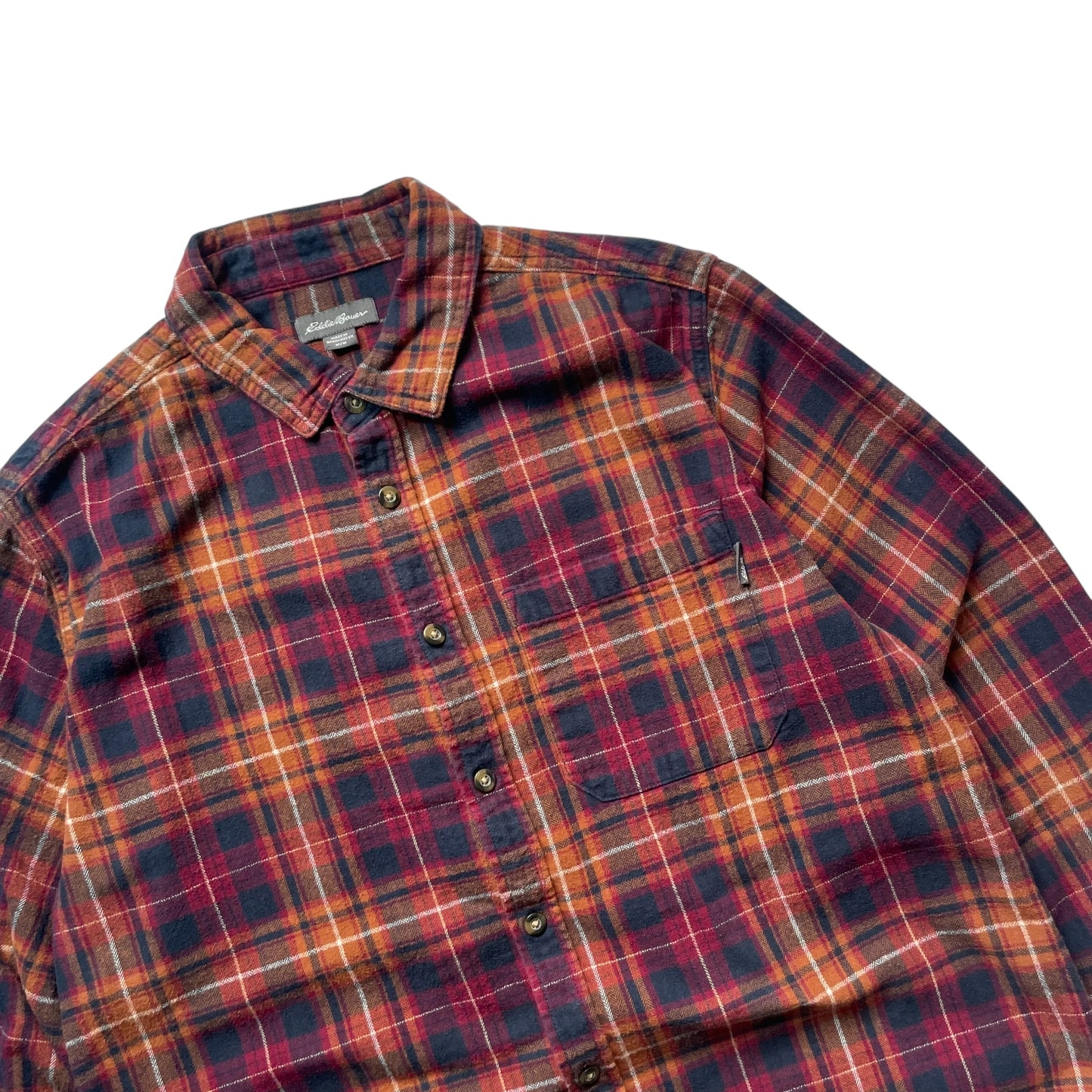 【USED】Eddie Bauer Check Flannel Shirt