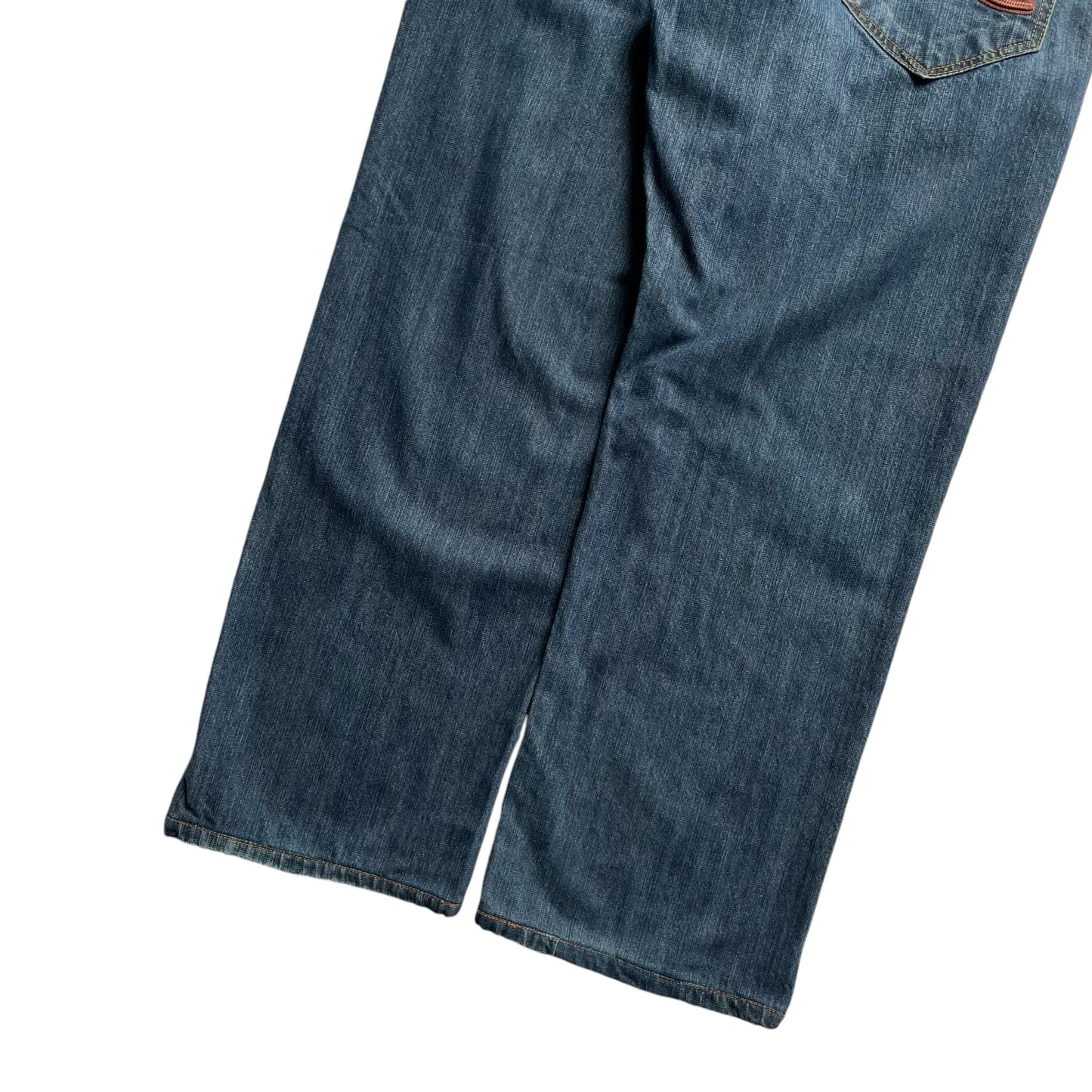 【Used】Rocawear Embroidery Logo Loose Fit Washed Denim Pants