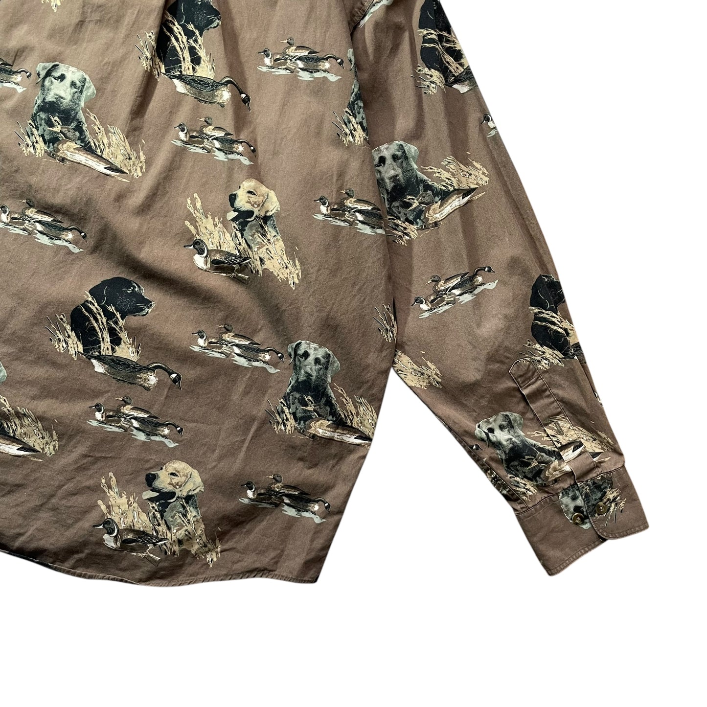 【USED】Woolrich All Over Print BD Shirt