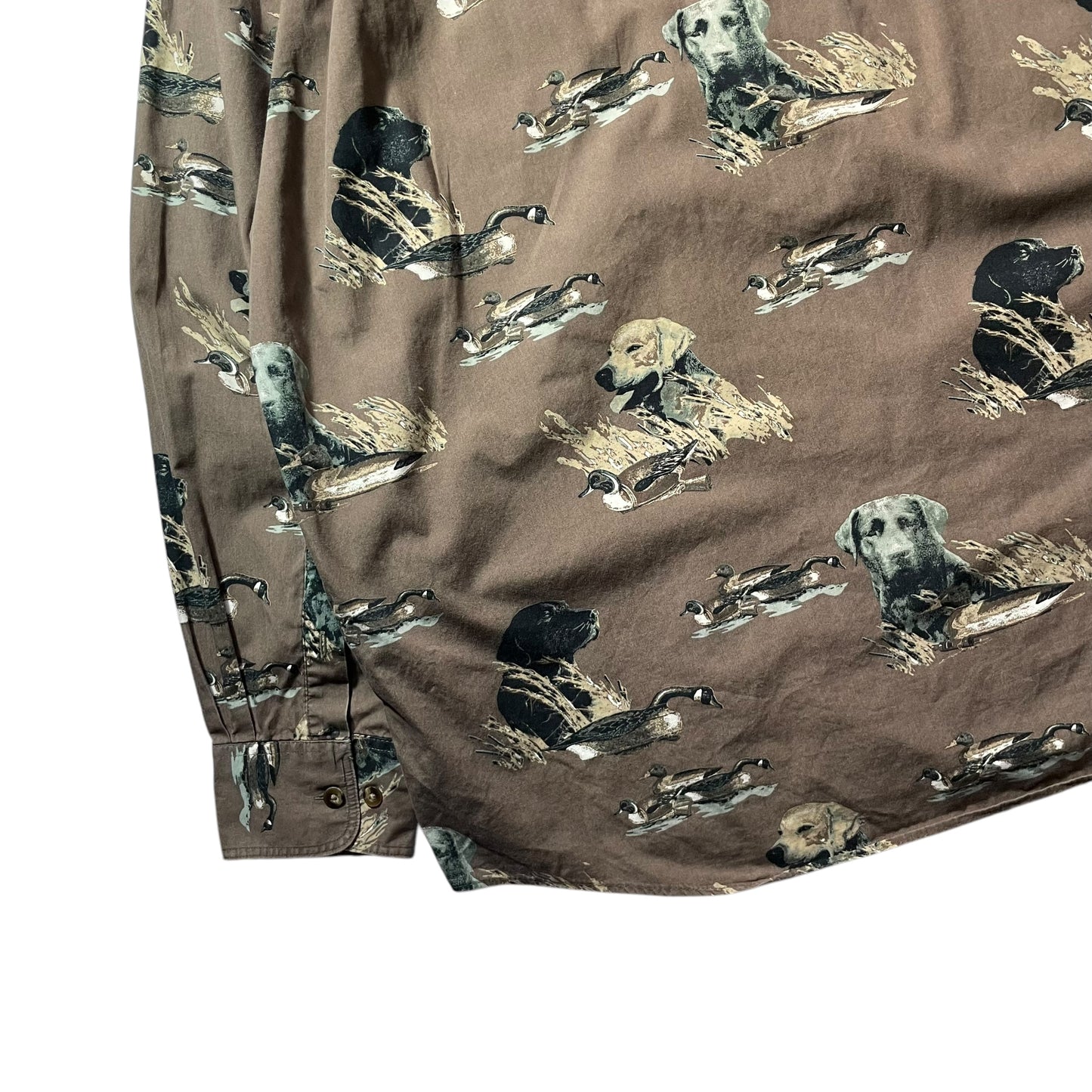 【USED】Woolrich All Over Print BD Shirt