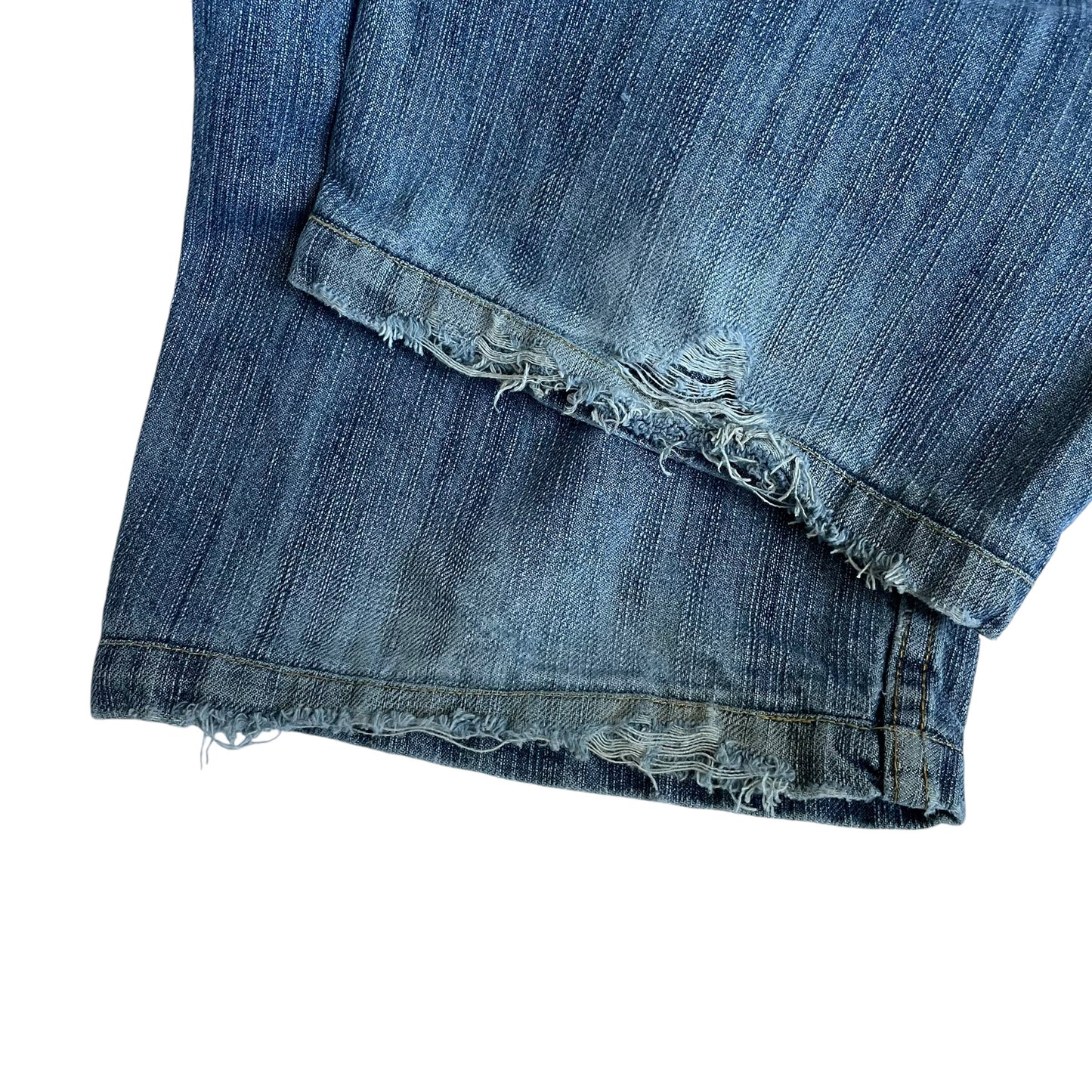 【Used】Pelle Pelle Embroidery Logo Loose Fit Denim Pants